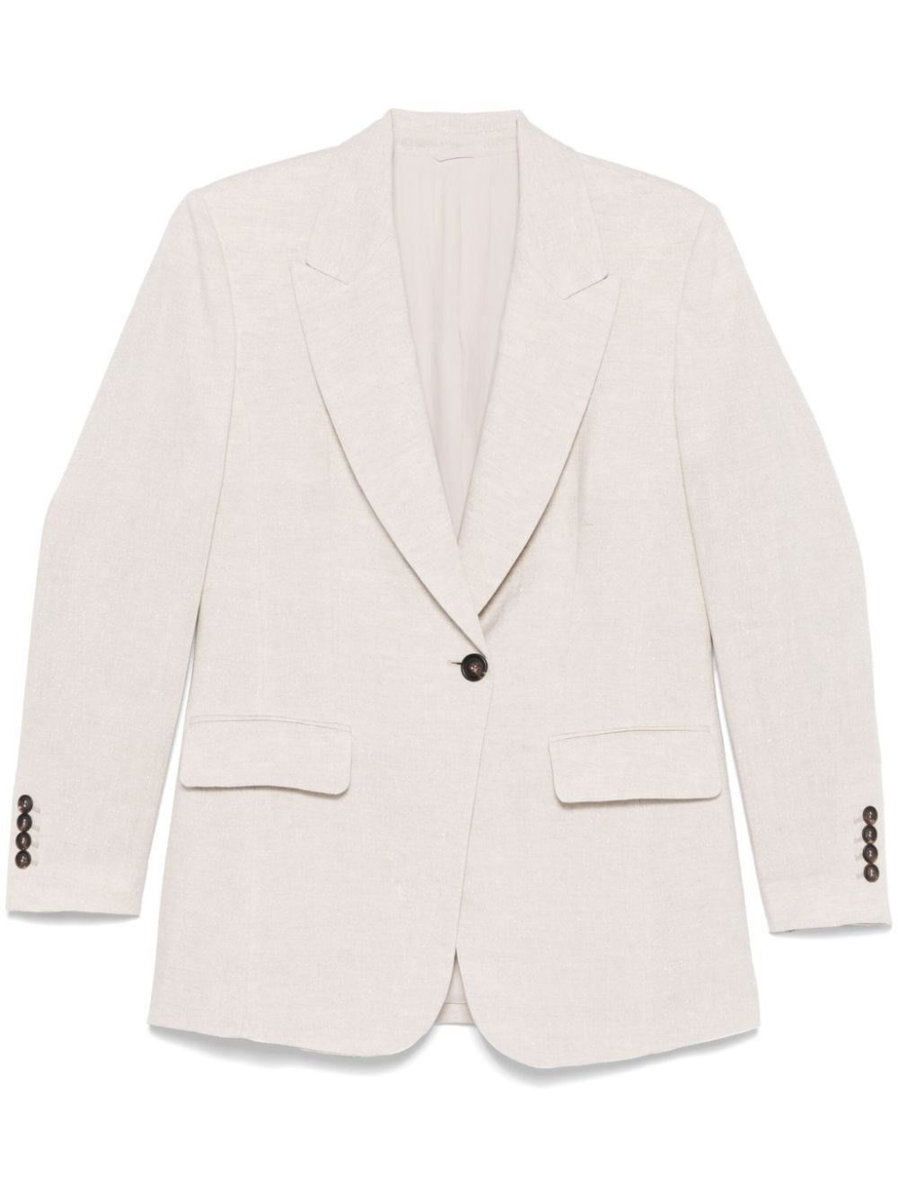 Brunello Cucinelli BELTED SUIT-TYPE JACKET | Grailed