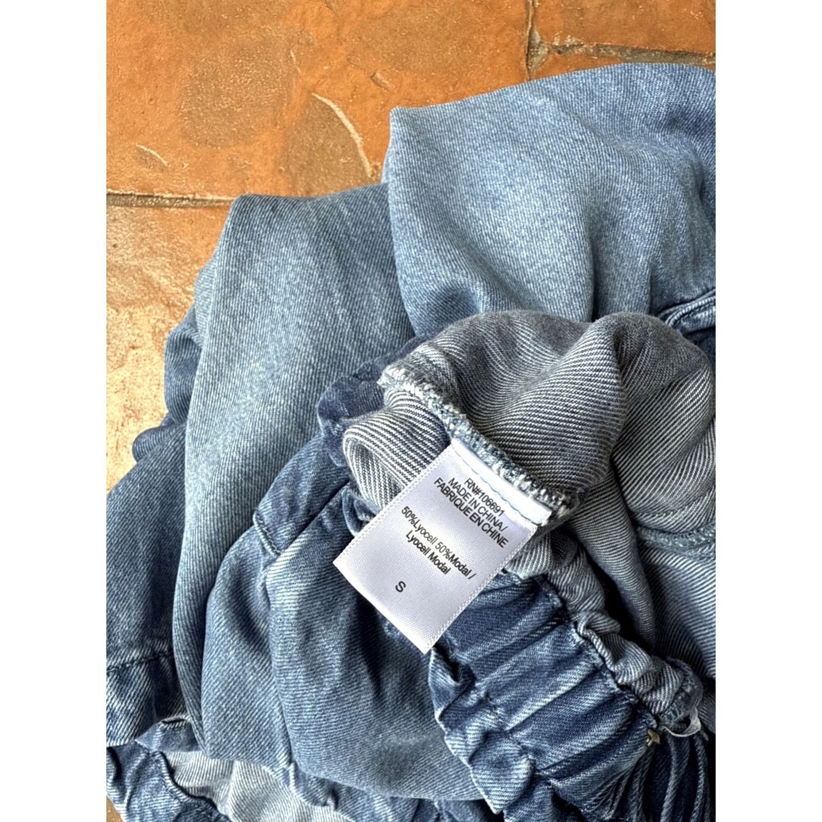 Young Fabulous & Broke VINTAGE Sadie Jeans Womens Small Baggy Wide Leg Pull On YFB Size 28" / US 6 / IT 42 - 7 Thumbnail