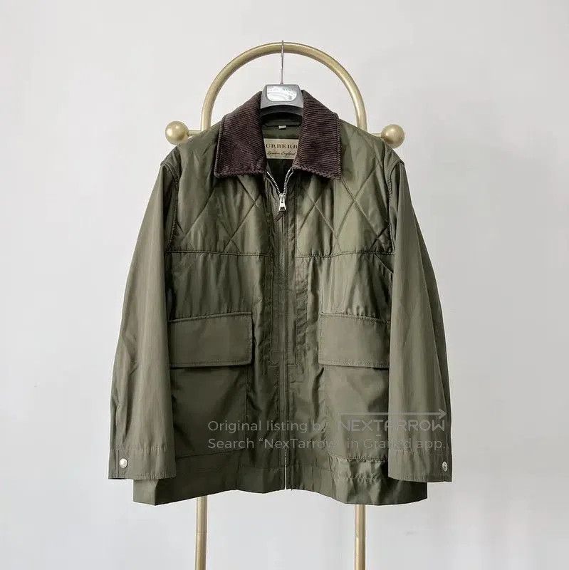 Burberry Burberry XL Green Quilted Jacket for Men. Size US XL / EU 56 / 4 - 1 Thumbnail