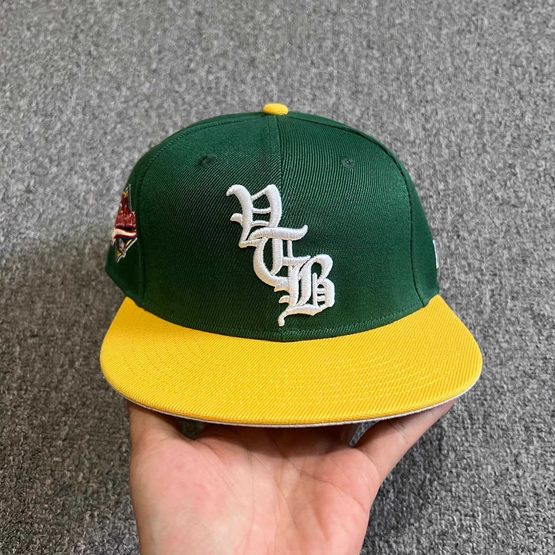 Vertabrae VERTABRAE Fitted Flat Brim Baseball Cap & Sun Hat Q7 Size ONE SIZE - 1 Thumbnail