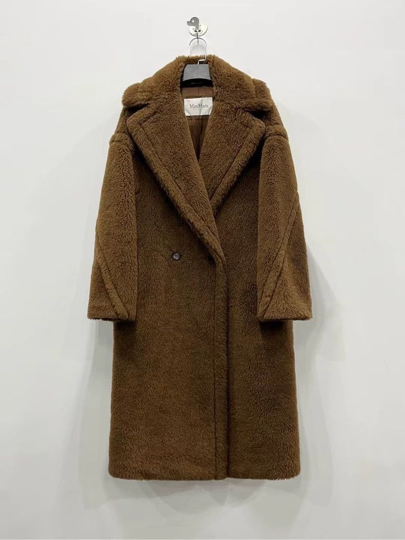 Max Mara MaxMara Teddy Camel Long Coat-2508 Size S / US 4 / IT 40 - 1 Thumbnail