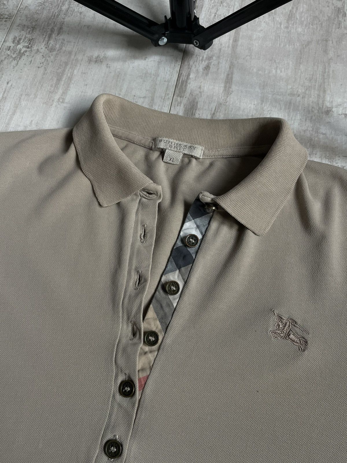 Burberry Vintage Burberry Beige Mini Dress Classic RARE Size XL / US 12-14 / IT 48-50 - 2 Thumbnail