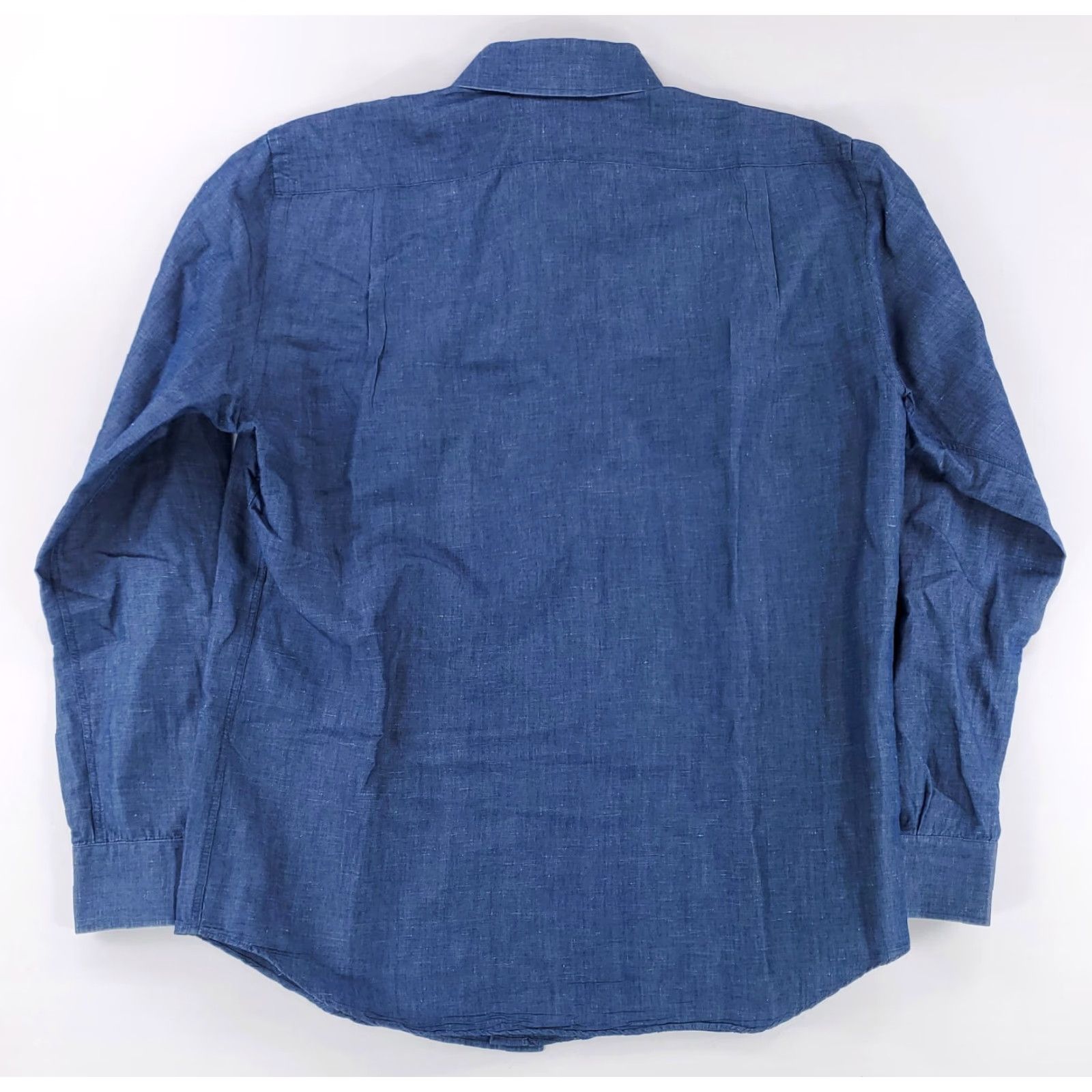 Denime Hagen Button-Up Shirt Blue Denim Chambray Long Sleeve Mens L Carmel California California Denim Chambray Button Up Shirt Blue Mens L Size US L / EU 52-54 / 3 - 3 Thumbnail