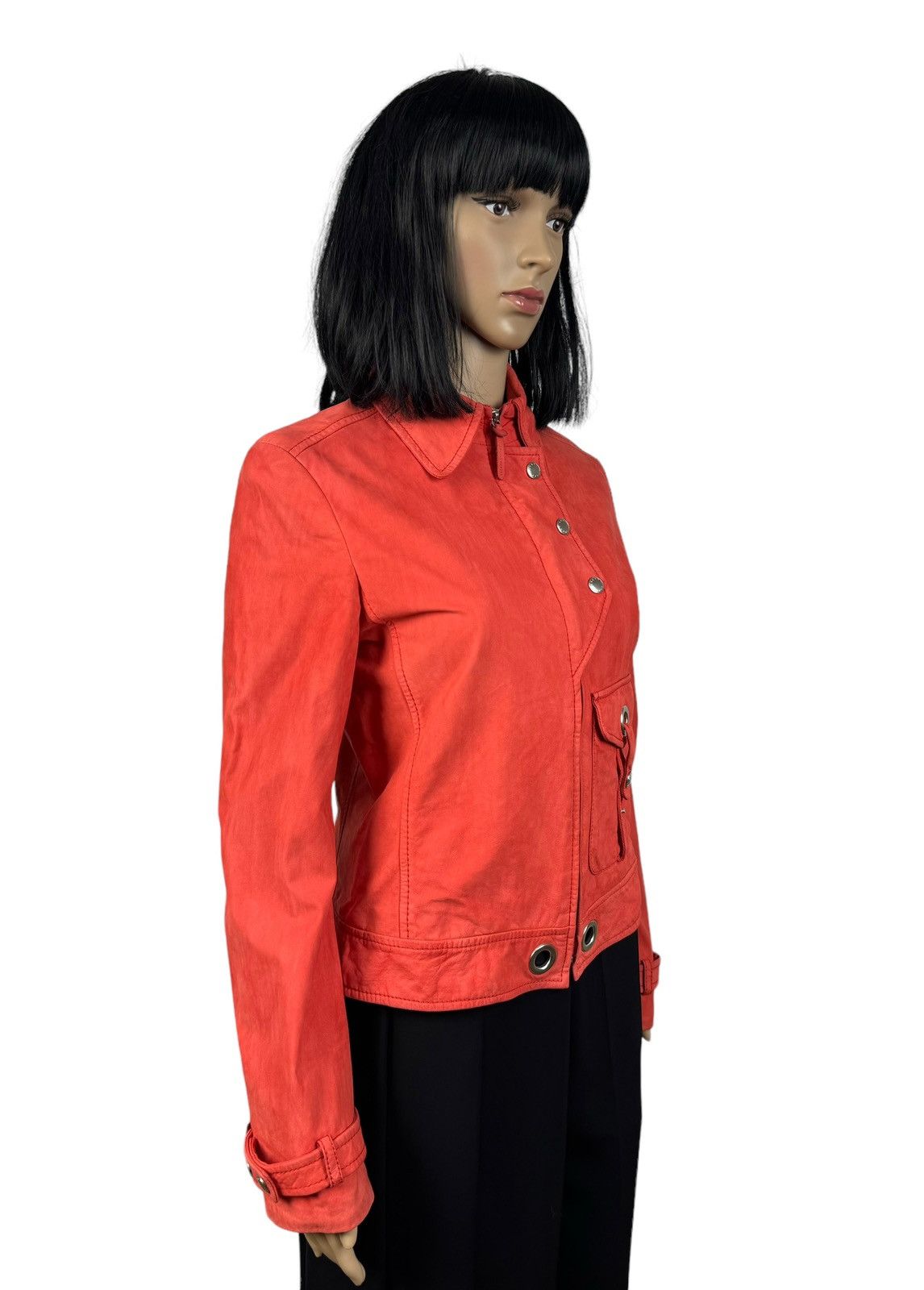 Escada Sport Escada Sport Genuine Calf Leather Nubuck Jacket size 34 Size XS / US 0-2 / IT 36-38 - 3 Thumbnail