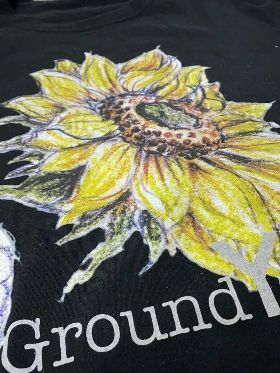 Ground Y × Yohji Yamamoto Sunflower Tee Size US L / EU 52-54 / 3 - 4 Thumbnail