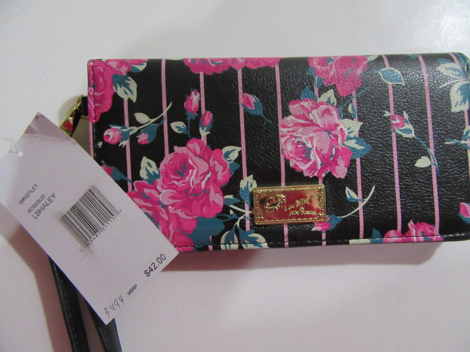 Designer Luv Betsey by Betsey Johnson Wristlet Wallet Floral Size ONE SIZE - 3 Thumbnail