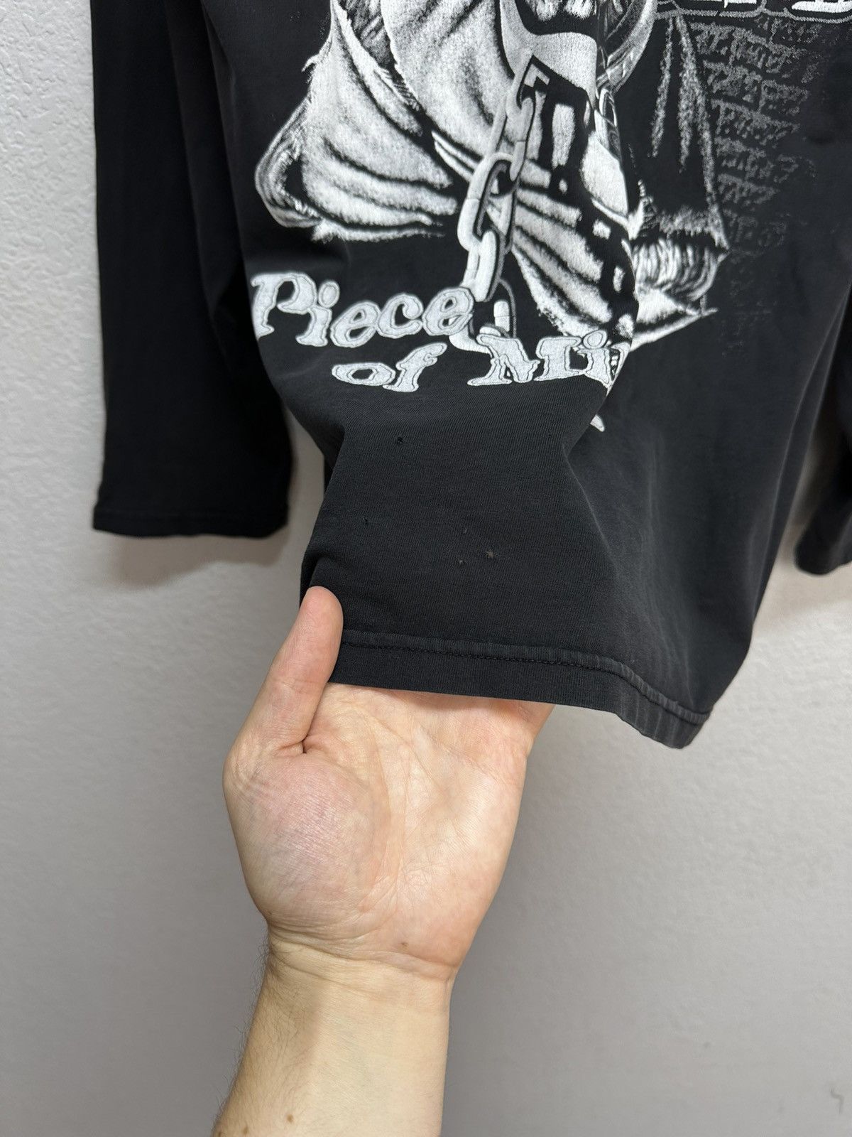 Band Tees Vintage Iron Maiden Big Logo Hoodie 90s Piece of Mind Size US S / EU 44-46 / 1 - 15 Thumbnail