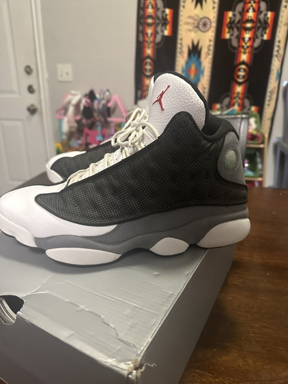 Jordan Brand Jordan 13 black flint lightly used Size 11m Size US 11 / EU 44 - 2 Thumbnail