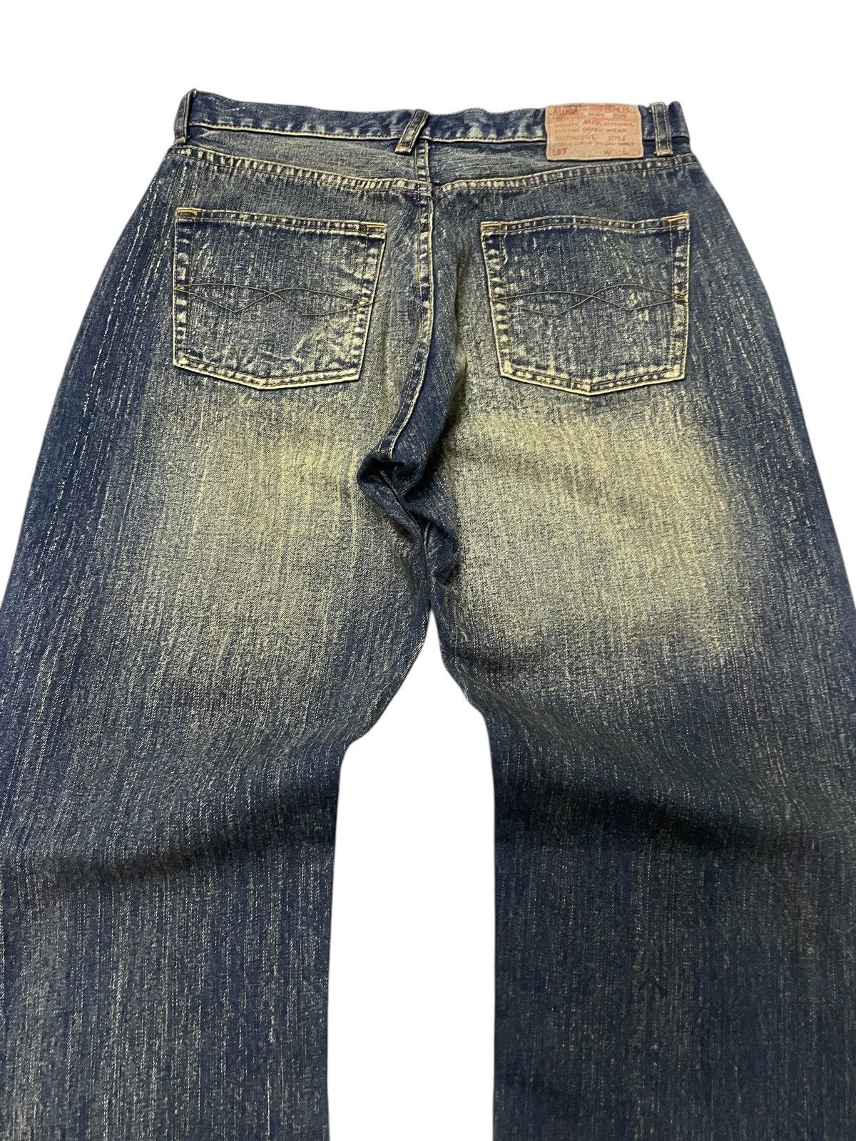 Designer × Japanese Brand Amore Puro Japan Stone Mud Wash Studded Loose Jeans Size US 30 / EU 46 - 16 Thumbnail