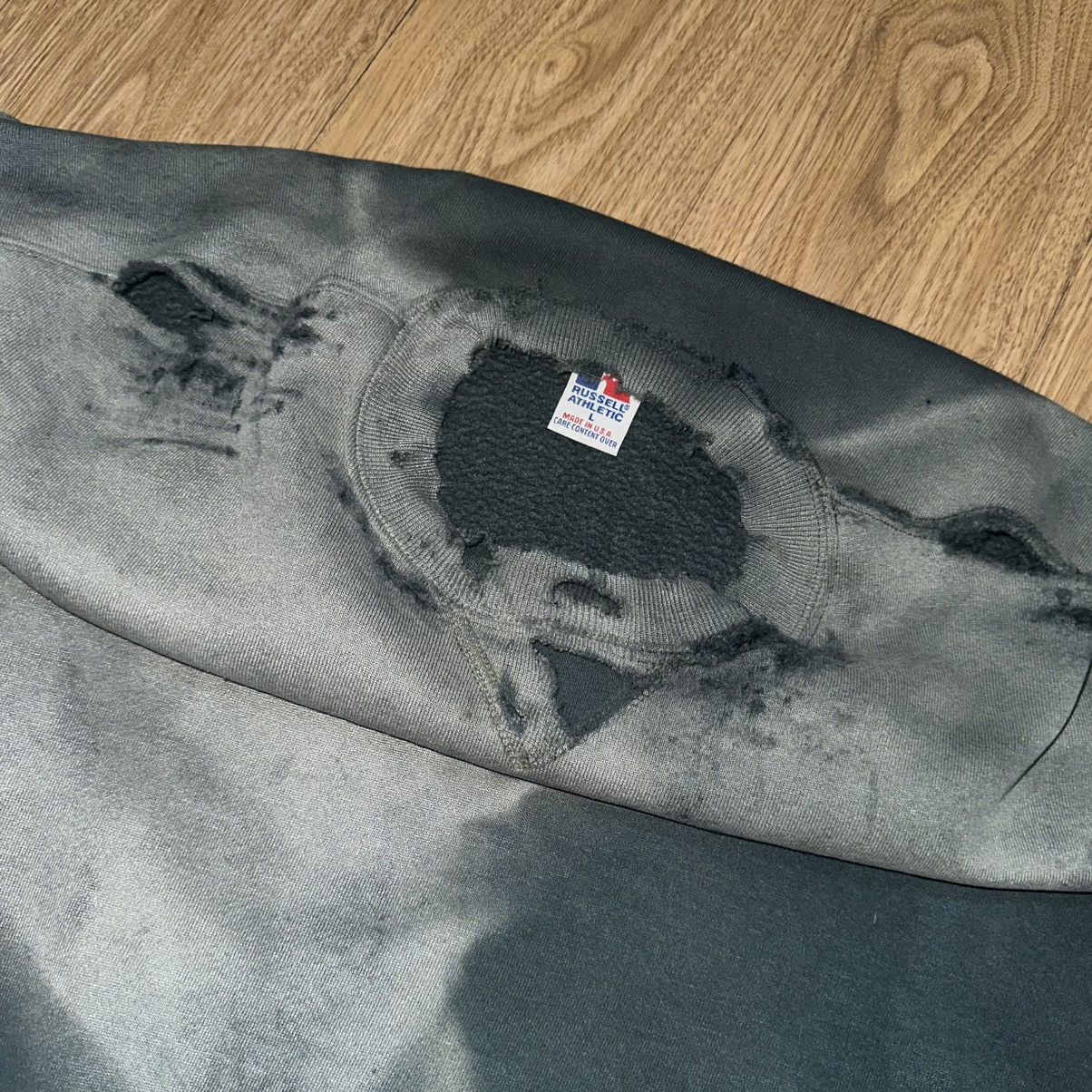 If Six Was Nine × Le Grande Bleu (L.G.B.) Techno Thrashed sweatshirt sunfaded Size US L / EU 52-54 / 3 - 4 Thumbnail