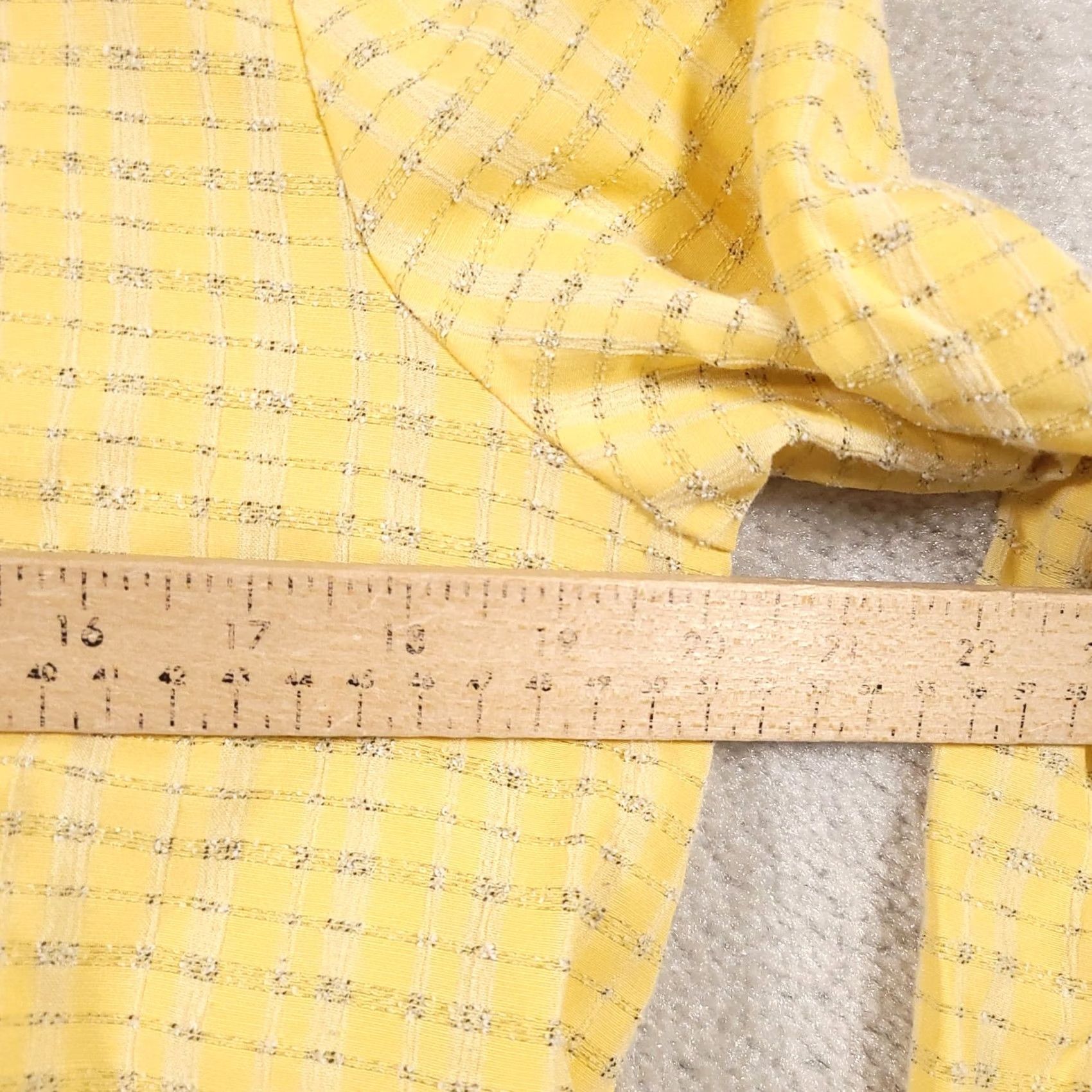 Vintage Christopher & Banks Henley Collared Shirt Women's Medium Yellow Blouse Pockets Shirt Size M / US 6-8 / IT 42-44 - 6 Thumbnail