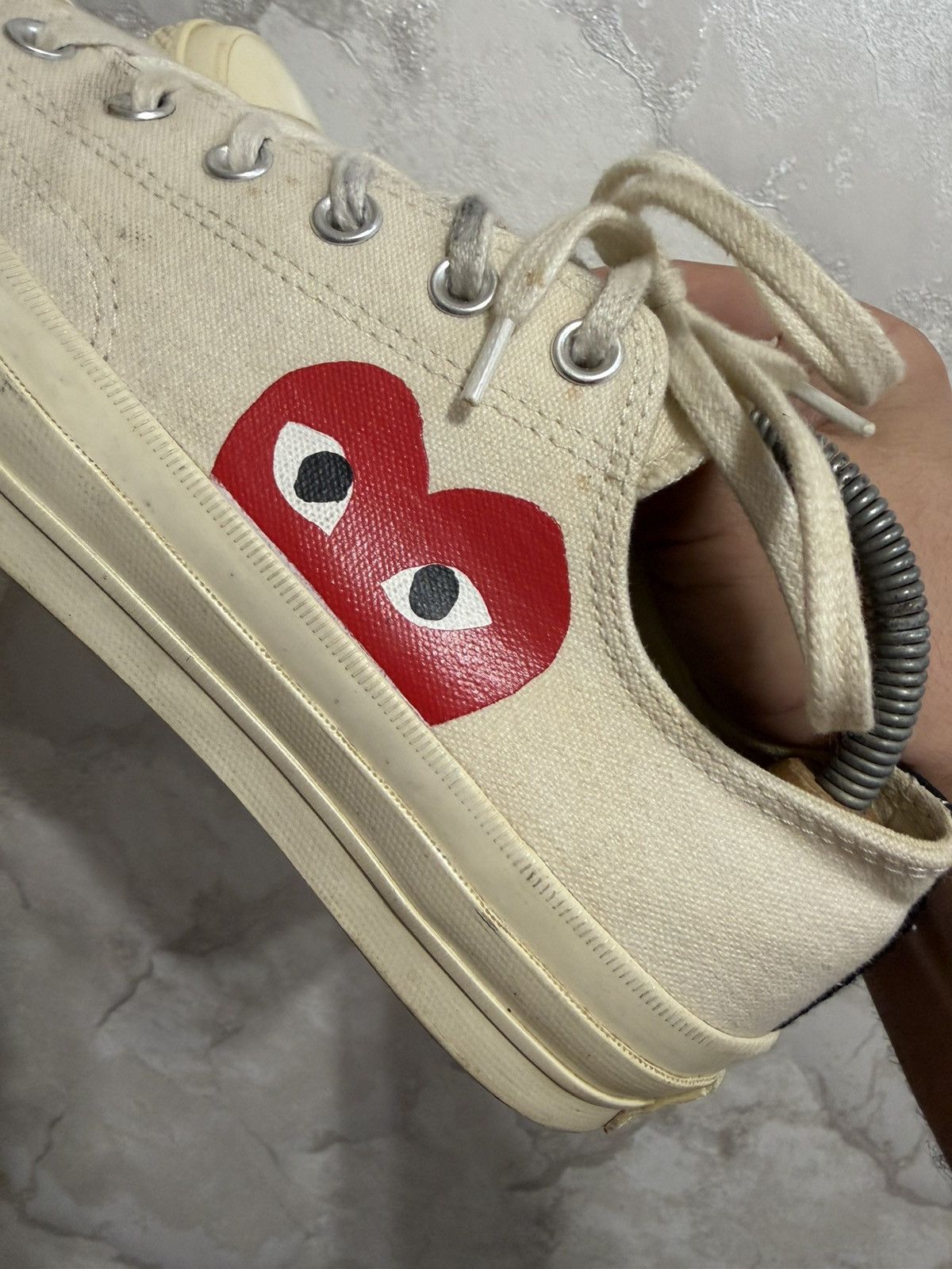 Comme des Garcons PLAY × Converse RARE Convers Comme Des Garcons PLay 70"s Size 8 Size US 8 / EU 41 - 7 Thumbnail