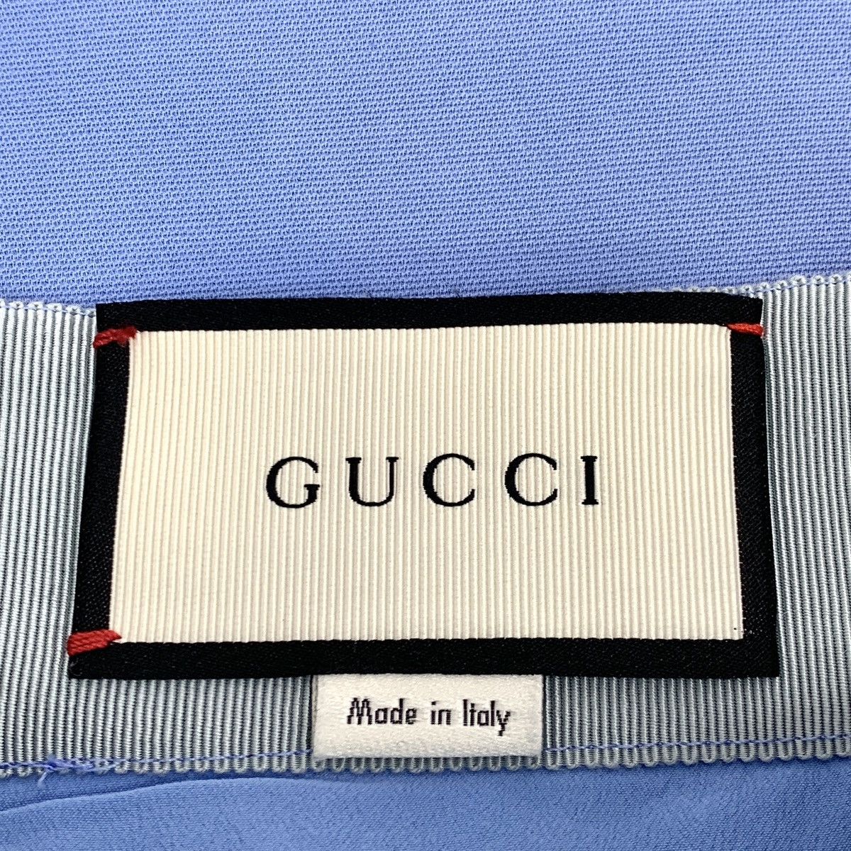 Gucci Gucci Blue Hem Ruffled Mulberry Silk Casual Skirt K26WX Size 27" / US 4 / IT 40 - 5 Thumbnail