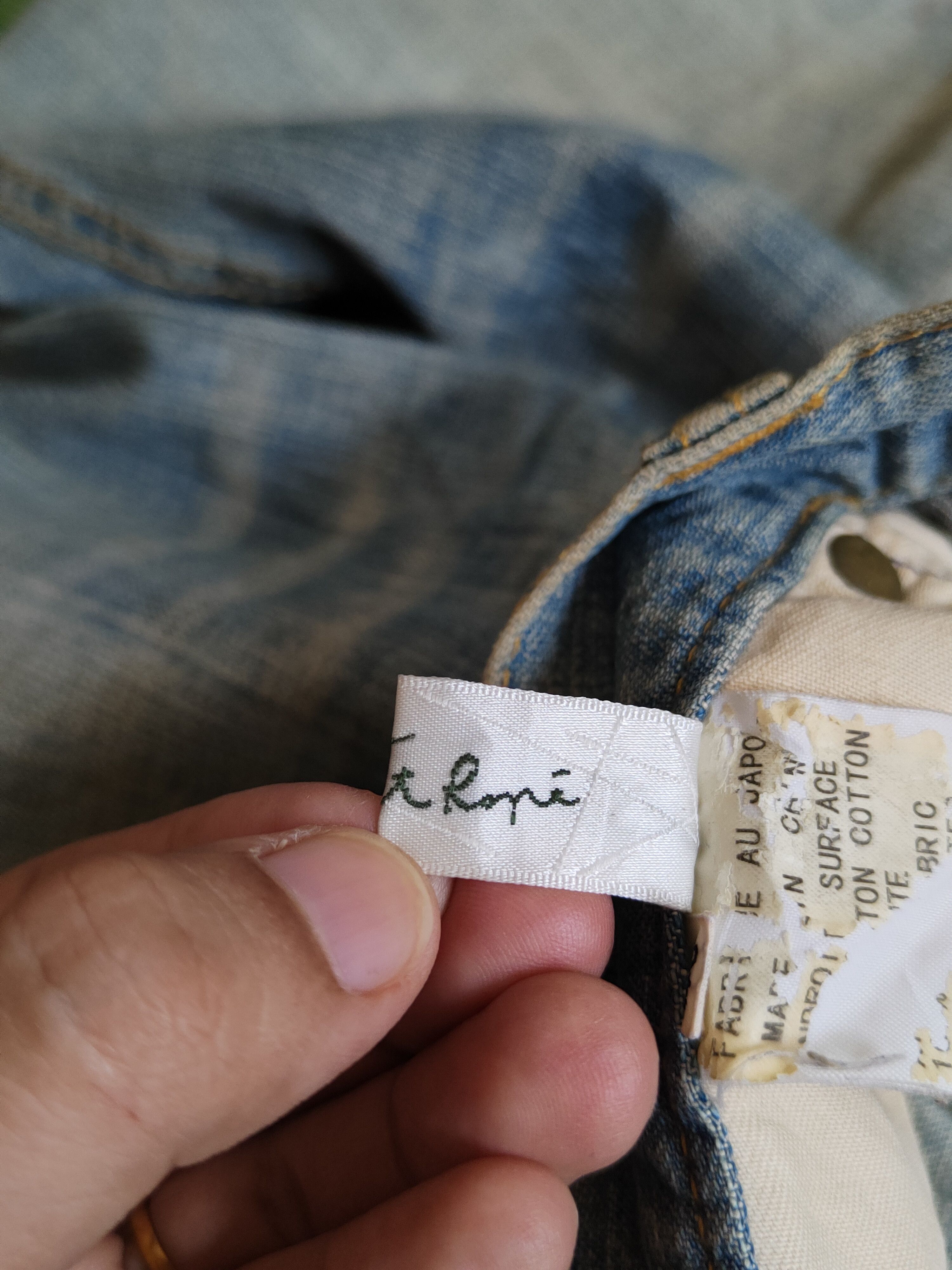 ADAM ET ROPE Adam et Rope Blue Faded Multipocket Denim #S1528 Size US 31 - 14 Thumbnail