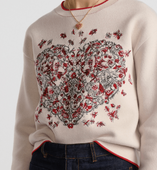 Dior o1w1db10326 514S55 Embroidered Sweater in Multicolor Size XL / US 12-14 / IT 48-50 - 6 Thumbnail