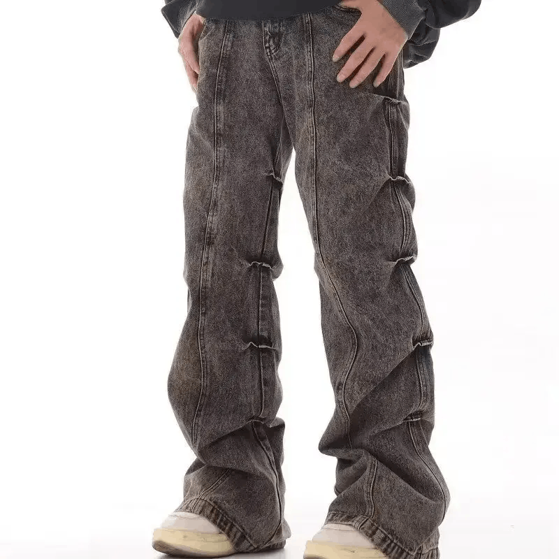 Japanese Brand × Vintage Hip Hop Vintage Street Washed Faded Distressed Jeans Size US 32 / EU 48 - 2 Thumbnail