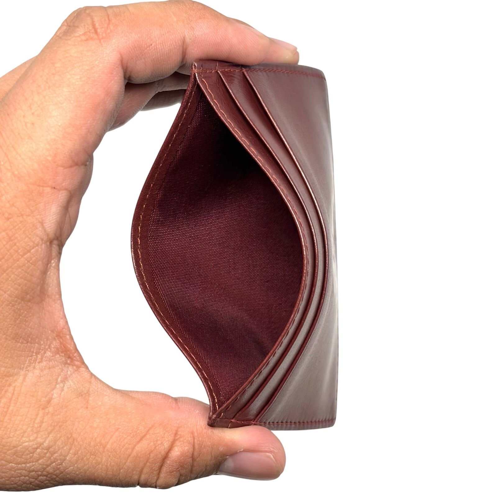 Cartier Cartier Dark Red Cardholder Wallet Size ONE SIZE - 2 Thumbnail