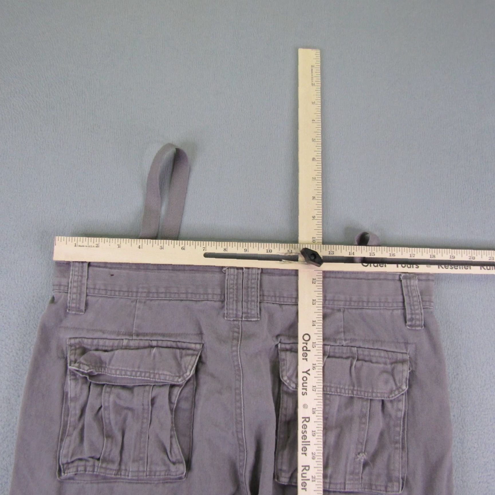 Vintage LA Gate Cargo Shorts Mens 36 Gray Baggy Outdoor Streetwear Y2K Size US 36 / EU 52 - 6 Thumbnail