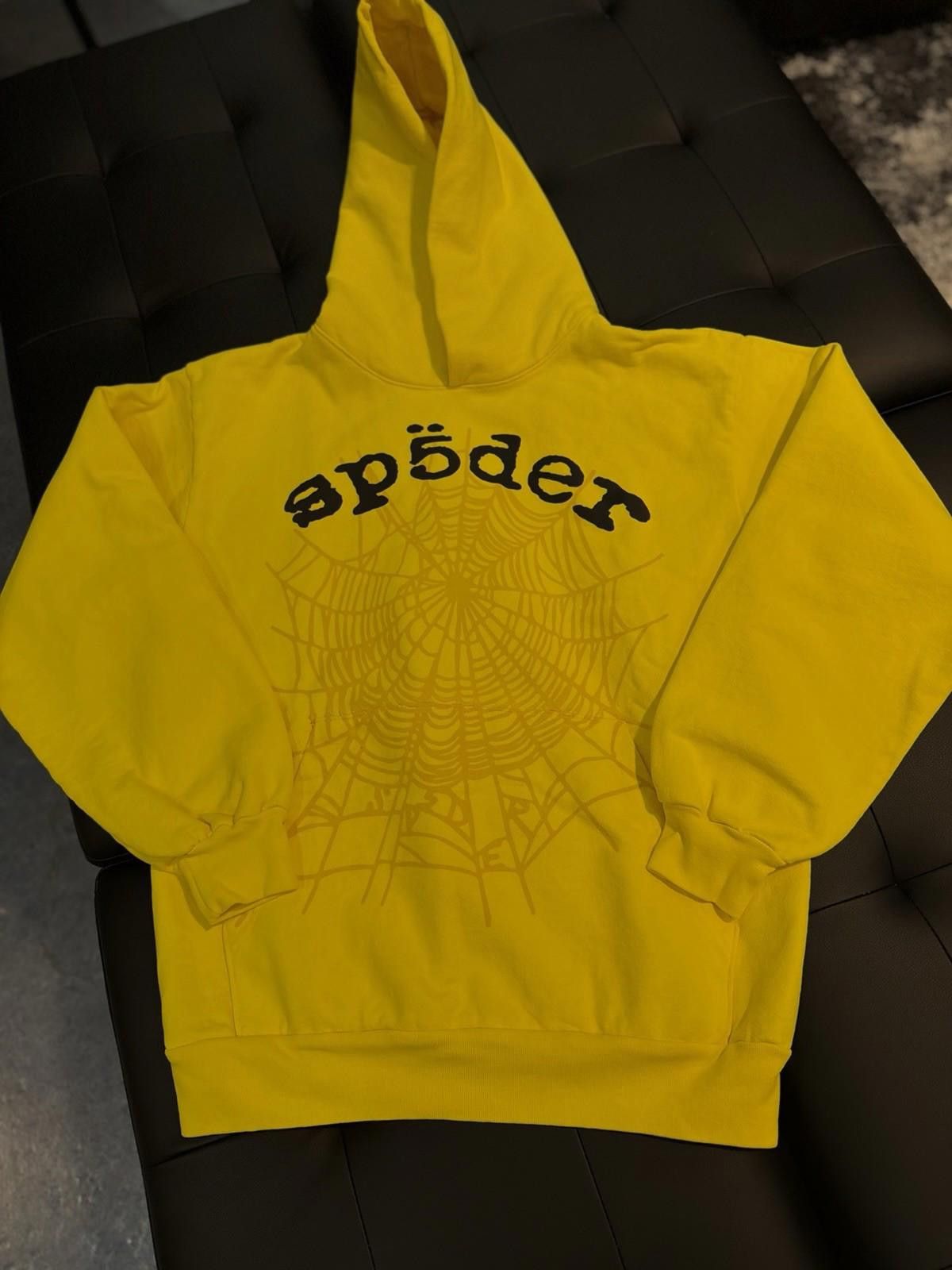 Sp5der Sp5der Worldwide Yellow Hoodie Size (M) (NEW) 100% Authentic Size US M / EU 48-50 / 2 - 2 Thumbnail