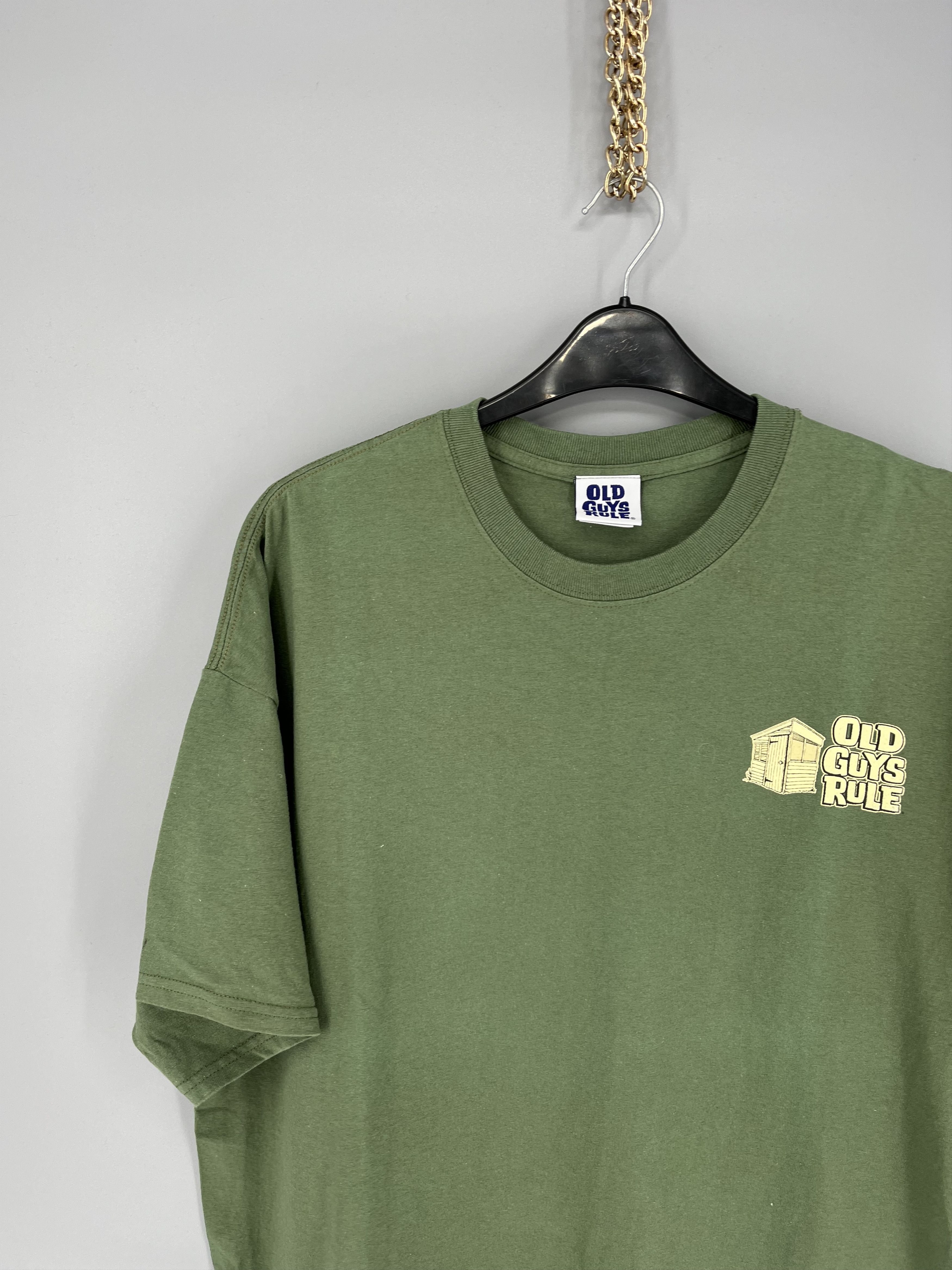 Japanese Brand Vintage Y2K Old Guys Rule T-Shirt Big Logo Size L Size US XXL / EU 58 / 5 - 5 Thumbnail