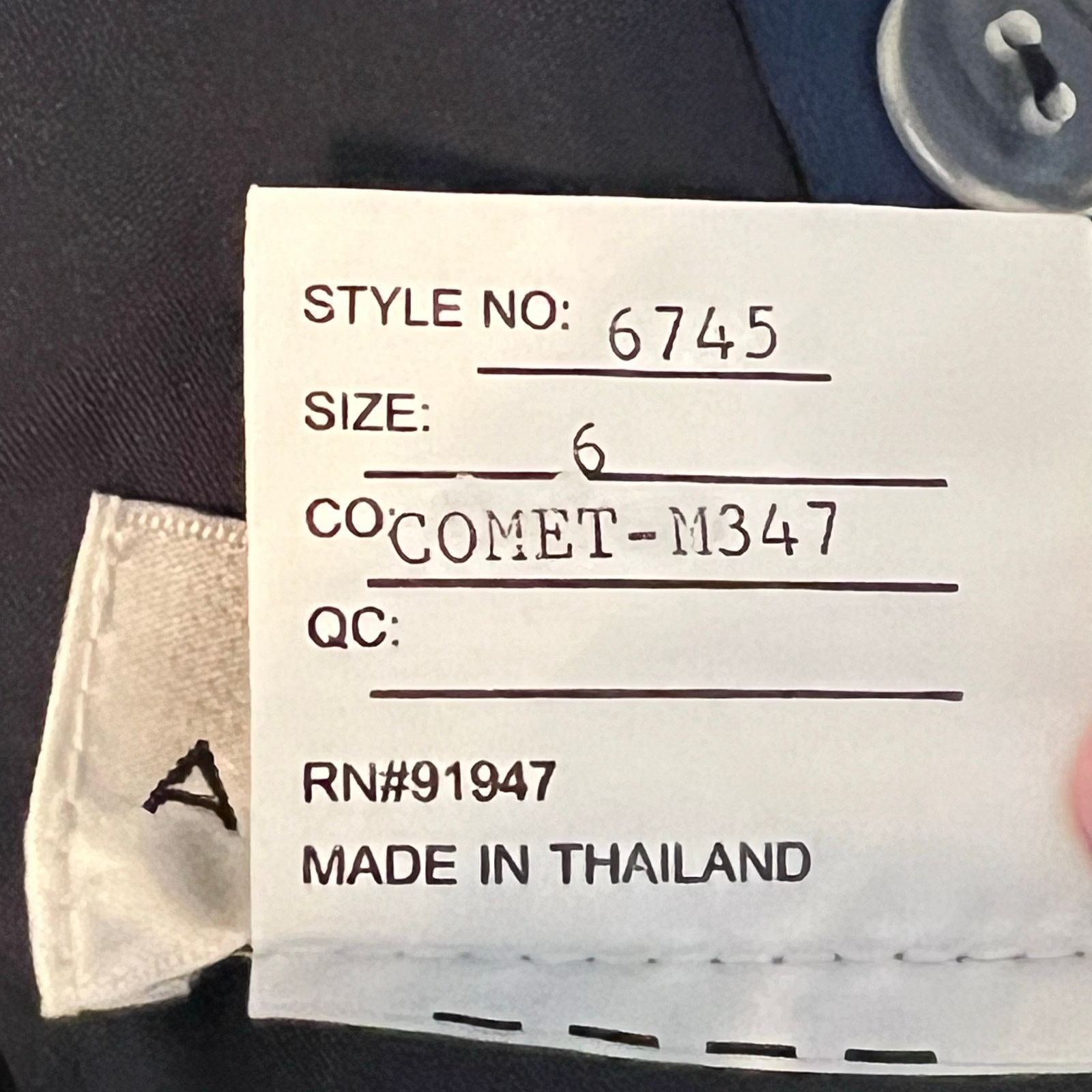 After Six After Six “Mousseline” midi navy formal dress Size 6 Size M / US 6-8 / IT 42-44 - 7 Thumbnail
