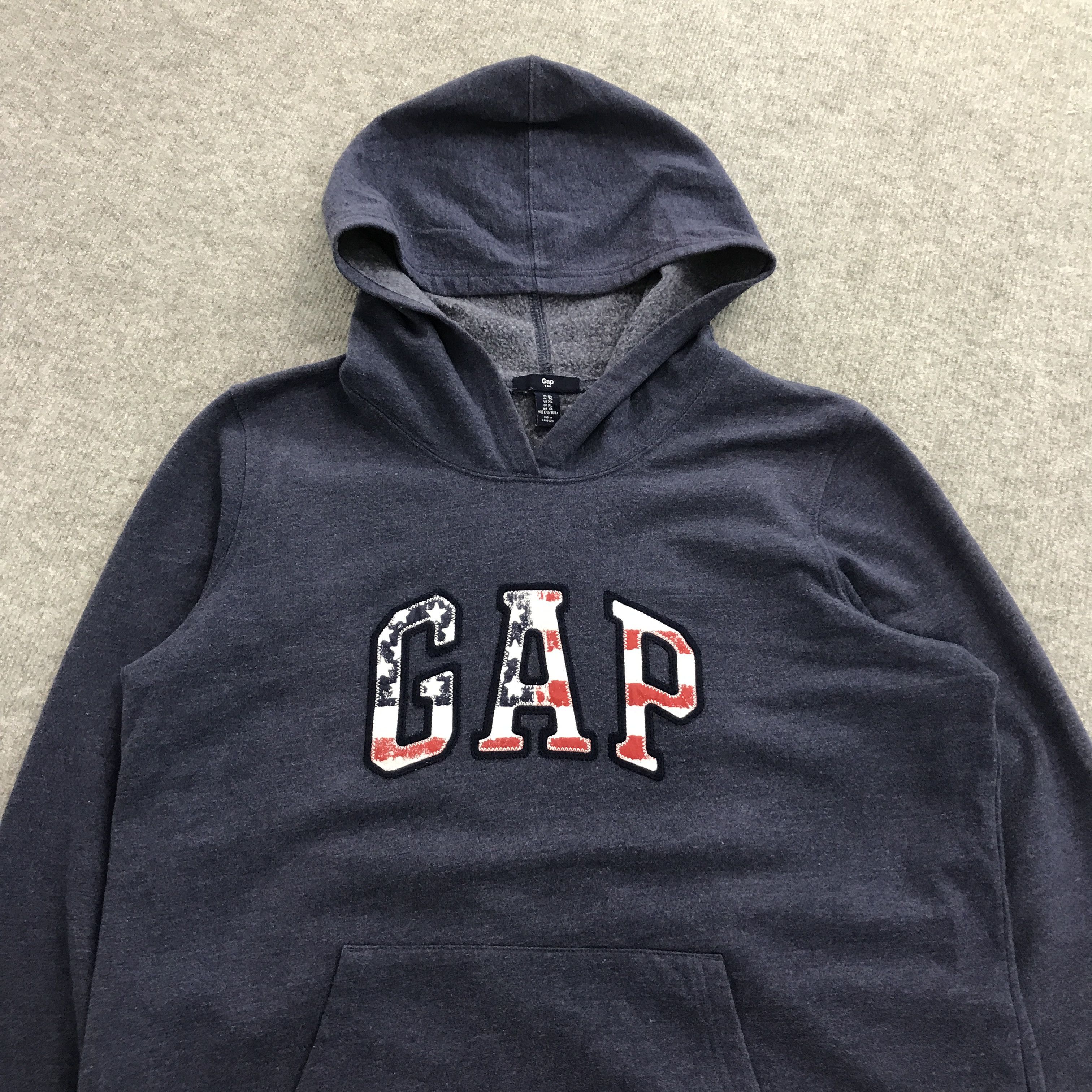 Gap × Japanese Brand GAP AMERICA LOGO HOODIES SWEATSHIRT Size US L / EU 52-54 / 3 - 3 Thumbnail