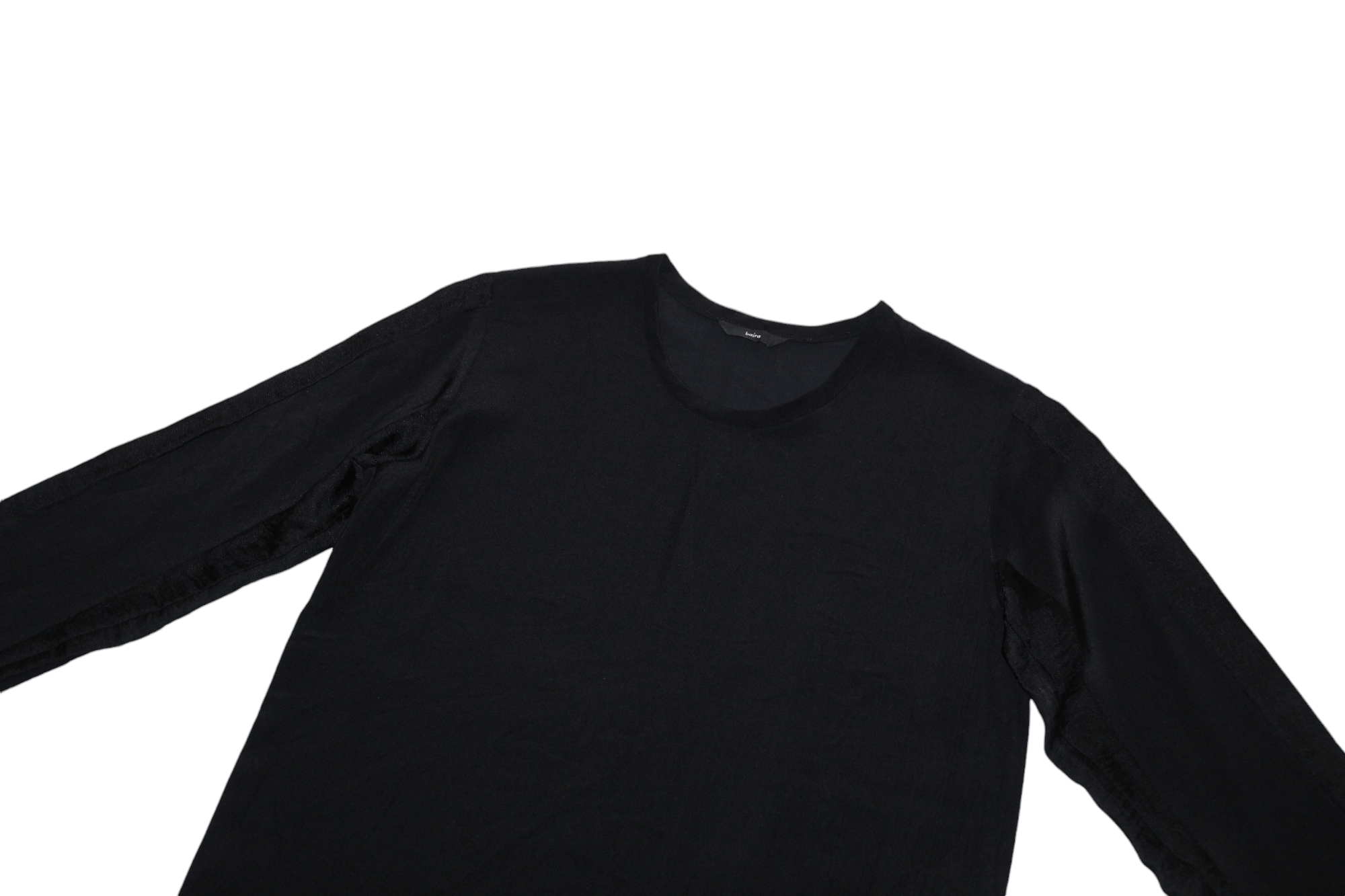 Bajra × Japanese Brand 💥BAJRA Japan Silk Taped Sleeves Black Glossy Jersey T-shirt Size US S / EU 44-46 / 1 - 2 Thumbnail