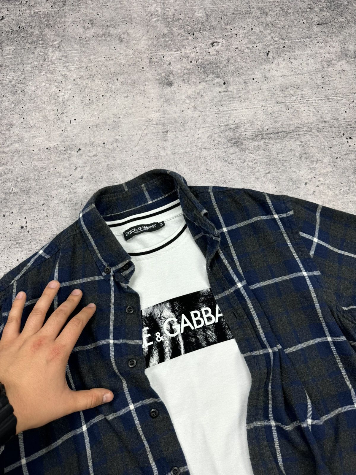 Designer × Vintage Vintage Y2K Plaid Flannel Checkered Shirt Travis Scott Style Size US S / EU 44-46 / 1 - 9 Thumbnail