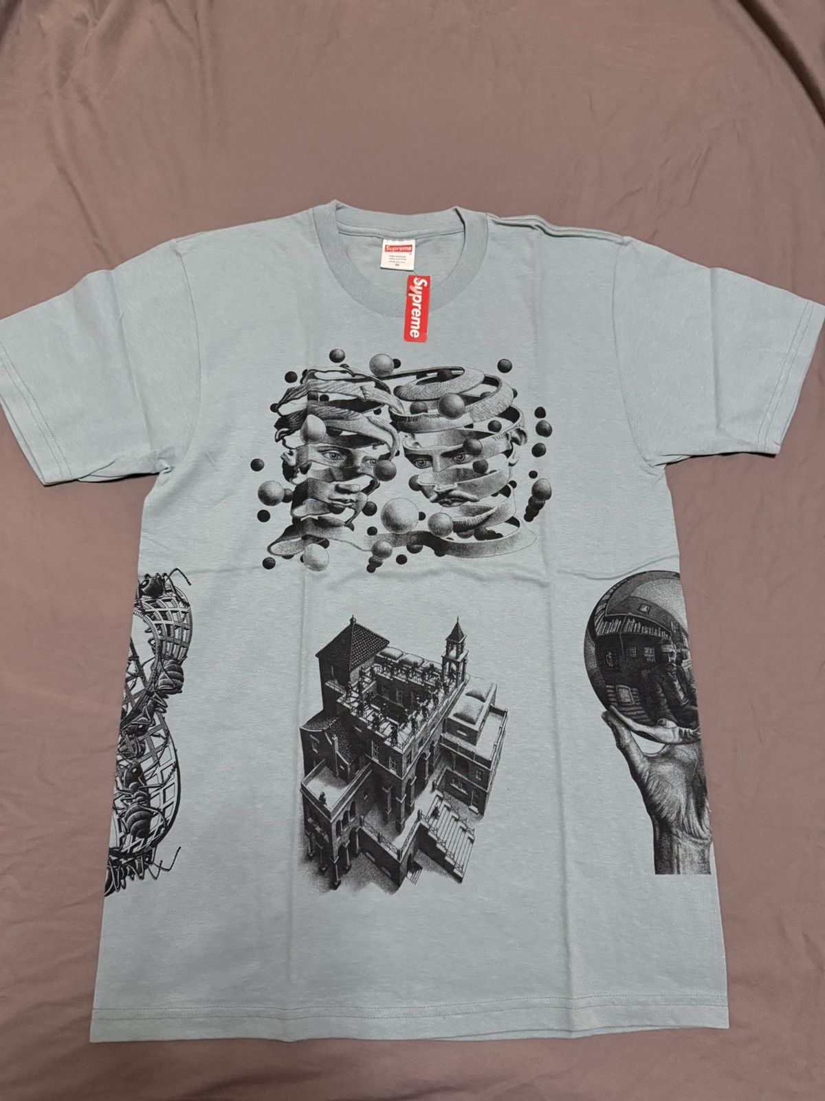 Supreme Supreme M.C. Escher collage tee T-shirt Size US M / EU 48-50 / 2 - 2 Thumbnail