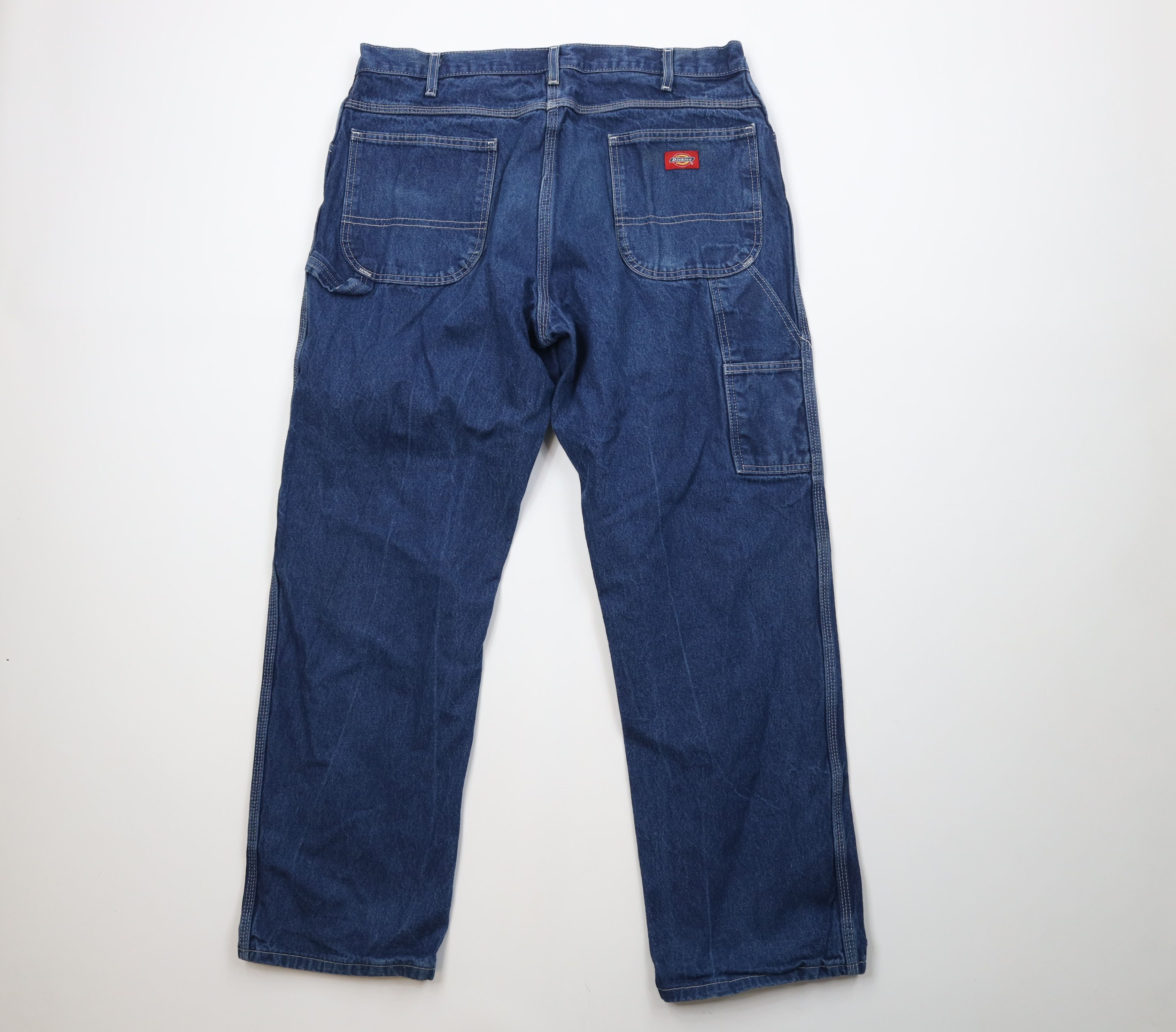 Dickies Vintage Y2K Dickies Wide Leg Dungaree Denim Jeans Cotton Size US 38 / EU 54 - 8 Thumbnail