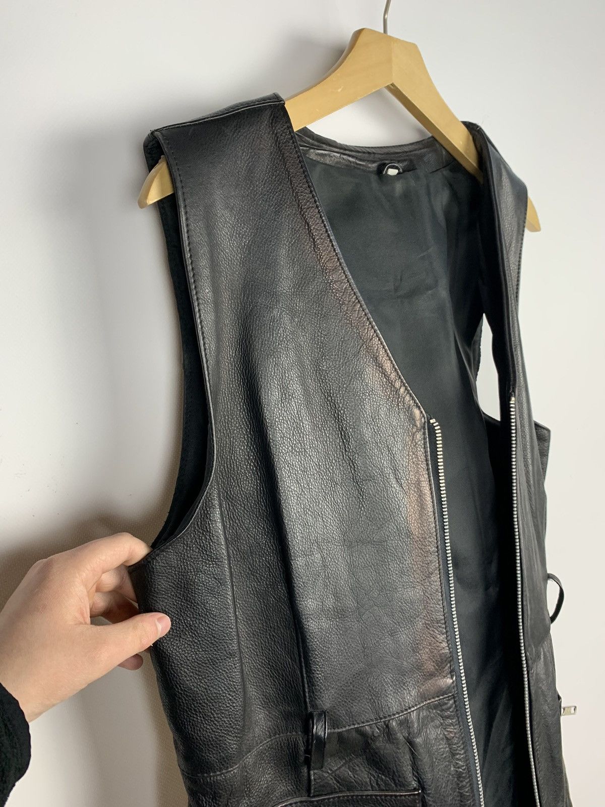 Cowboy Equipment Vintage Leather Cowboy Multi Zip Jacket Avant Garde Size 14 Size XL / US 12-14 / IT 48-50 - 13 Thumbnail
