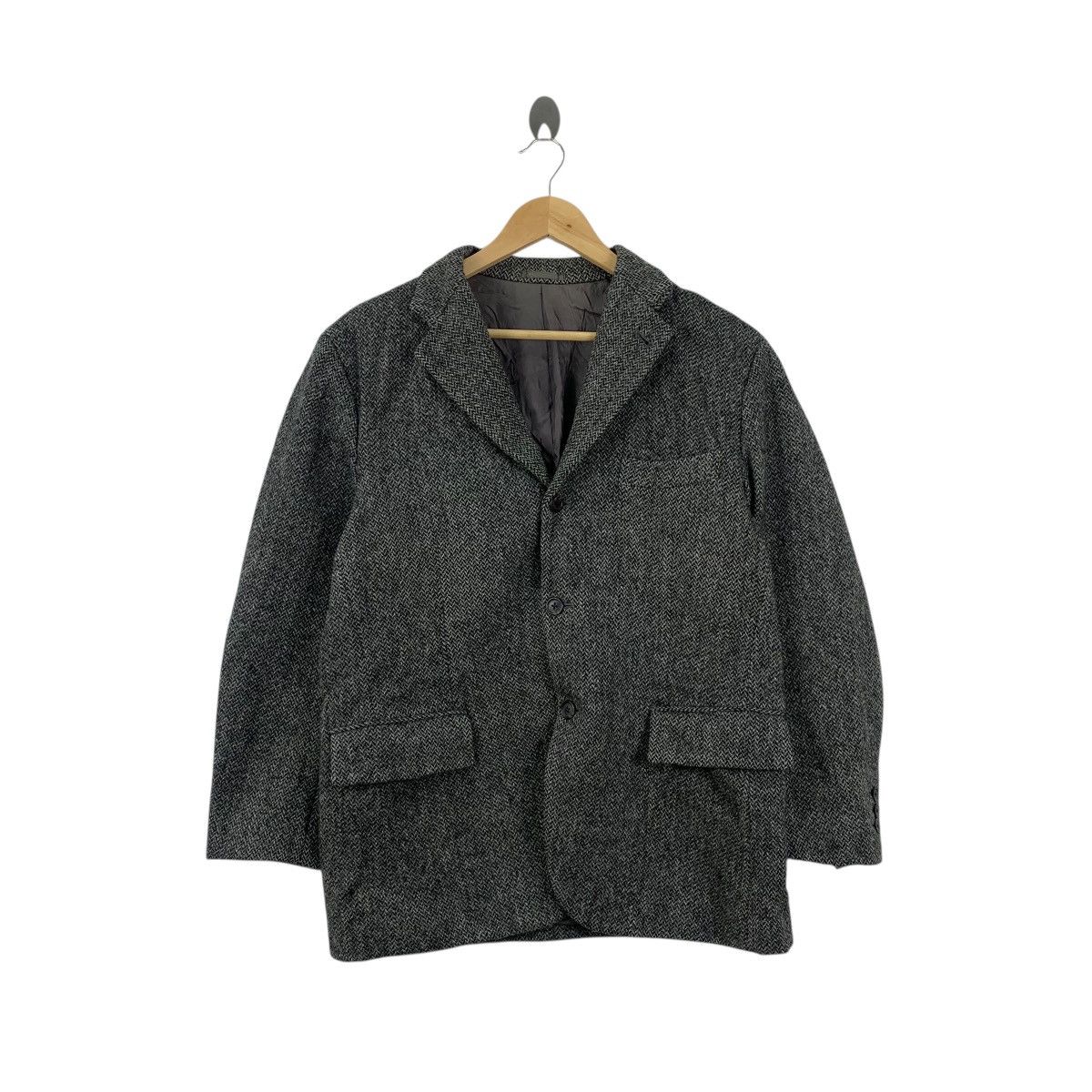 Harris Tweed Vintage HARRIS TWEED x AVON HOUSE Herringbone Blazer Jacket Size 38R - 1 Thumbnail
