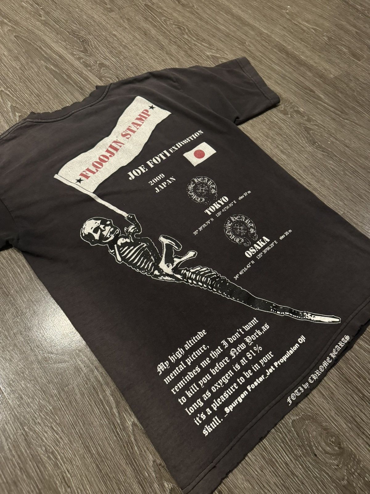 Chrome Hearts × Joe Foti ロンT希少 foti Tシャツ クロムハーツ フォティ 限定Tシャツ JOE FOTI EXHIBITION 2022