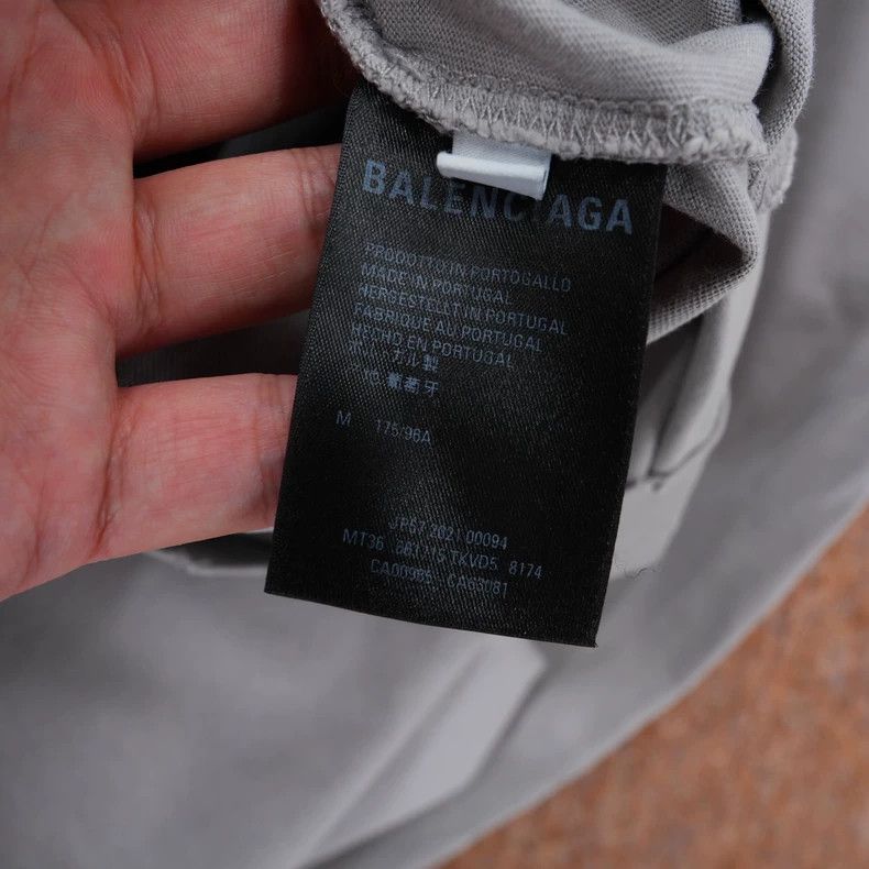 Balenciaga Balenciaga Blur Mosaic Short Sleeve Size US M / EU 48-50 / 2 - 2 Thumbnail
