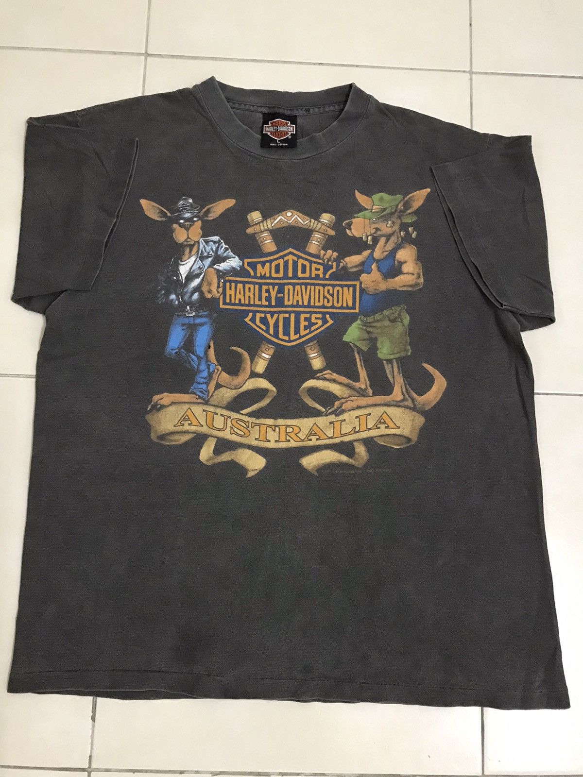 Acme Clothing Vintage 90s Harley Davidson Sydney Australia Tee Shirt L Size US L / EU 52-54 / 3 - 9 Thumbnail