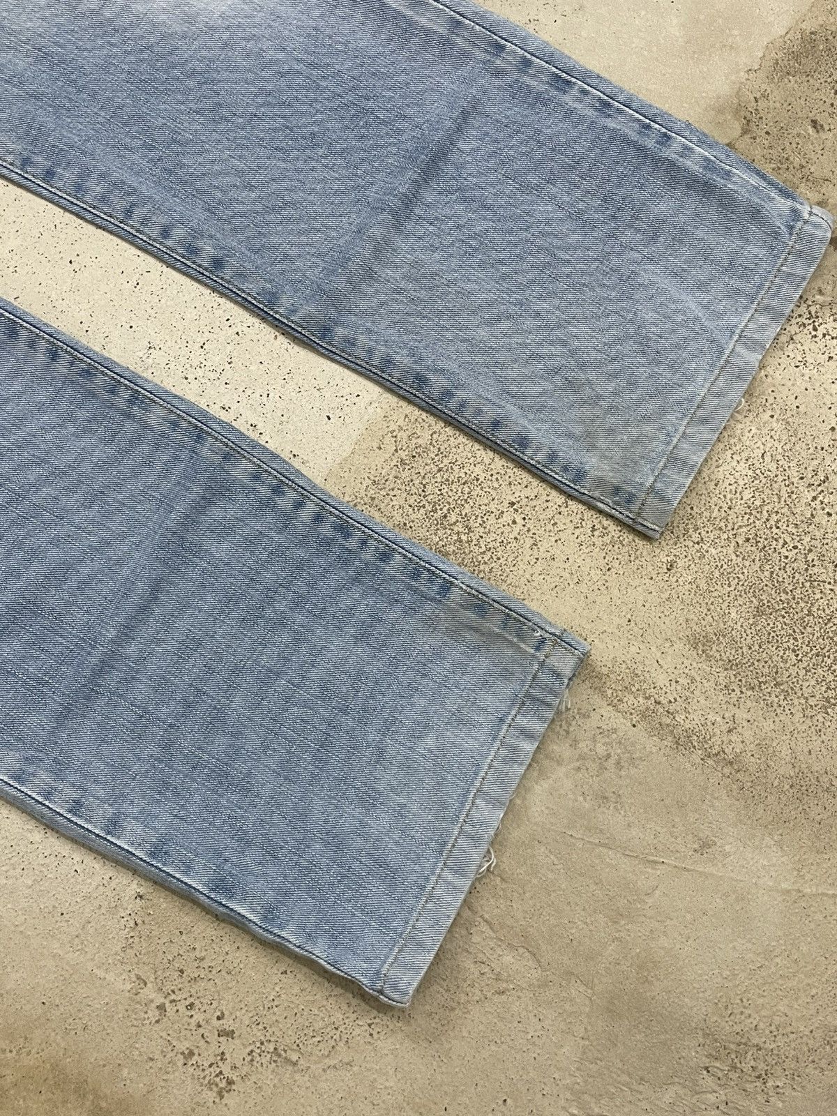 Edwin Vintage Edwin 403 Light Wash Distressed Denim Pants Size US 32 / EU 48 - 5 Thumbnail