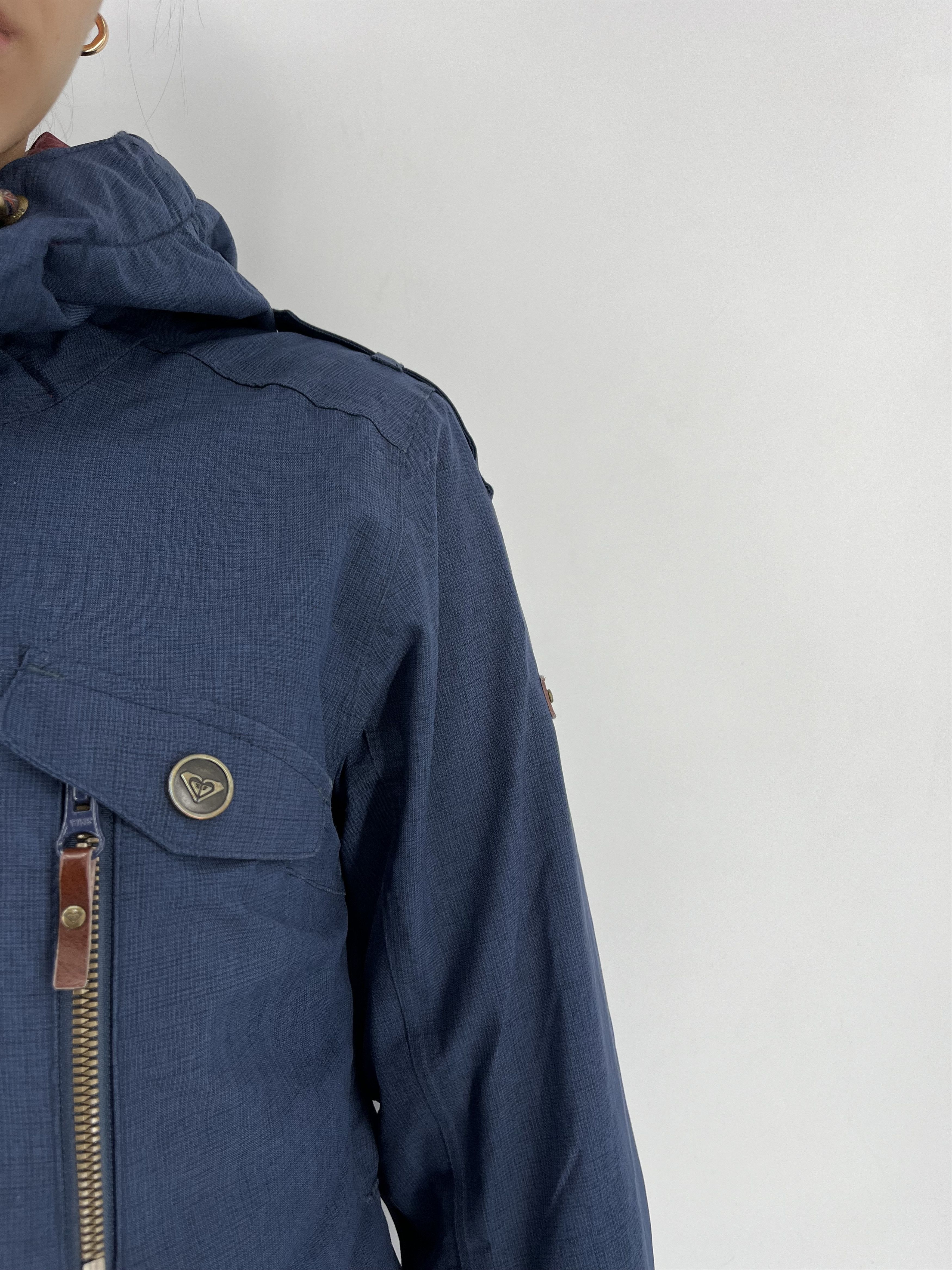 Quiksilver × Vintage Vintage 90s Roxy Quicksilver Jacket pull over ski jacket Size XS / US 0-2 / IT 36-38 - 10 Thumbnail