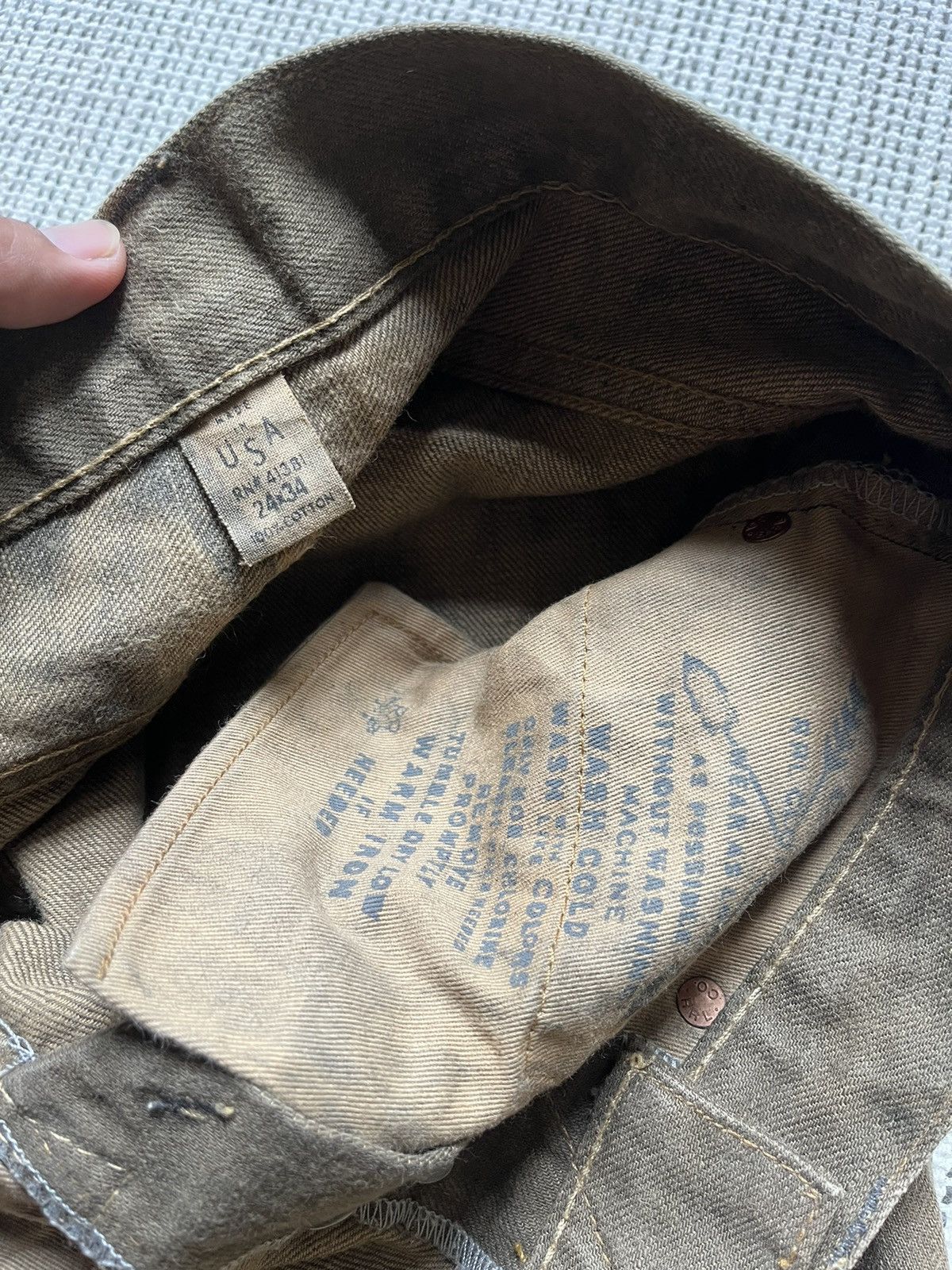 RRL Ralph Lauren Vintage RRL RALPH LAUREN selvedge Denim Jeans Size 28" / US 6 / IT 42 - 5 Thumbnail