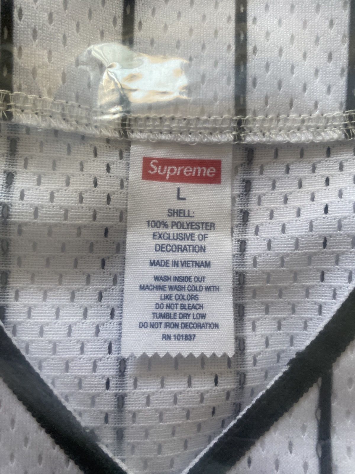 Supreme Supreme SS25 Homerun Baseball Jersey Stripe LARGE Size US L / EU 52-54 / 3 - 4 Thumbnail