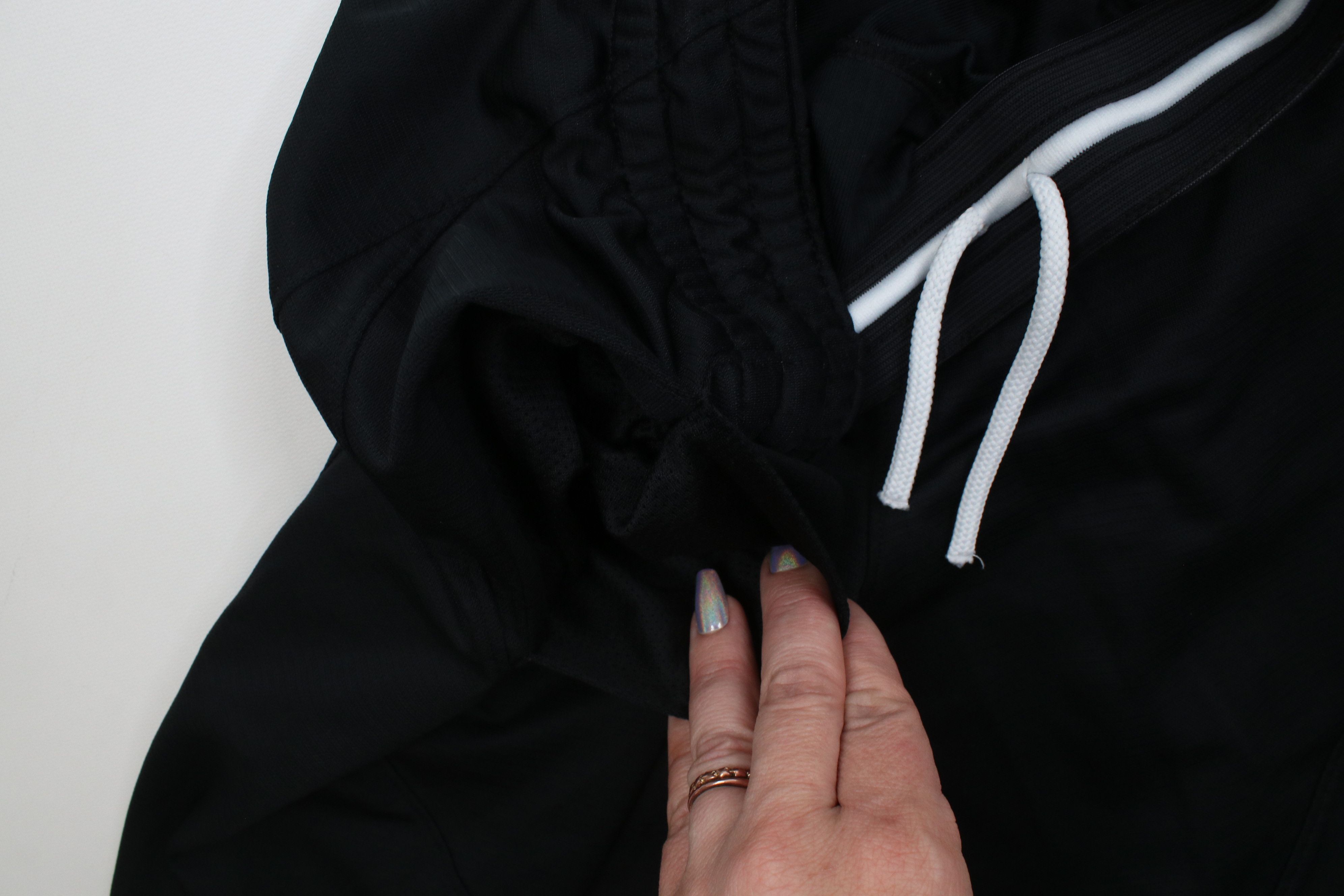 Nike Vintage Y2K Nike Swoosh Knit Gym Basketball Shorts Black Size US 32 / EU 48 - 8 Thumbnail