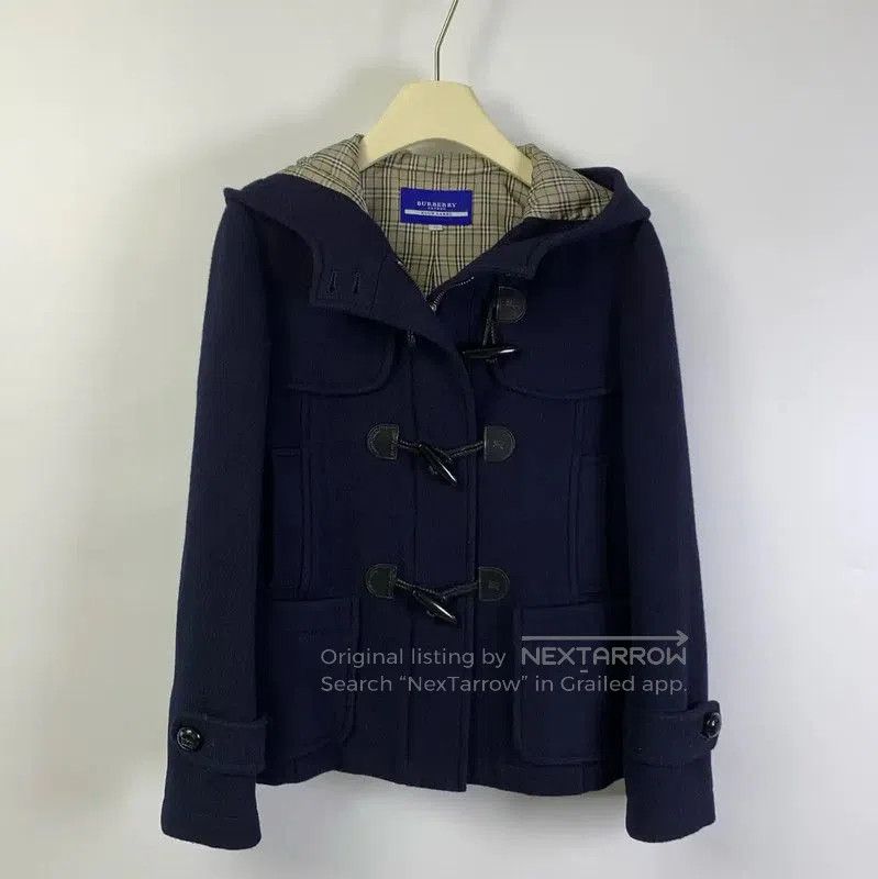 Burberry Burberry Women's Navy Wool Coat. Size XXS / US 00 / IT 34 - 1 Thumbnail
