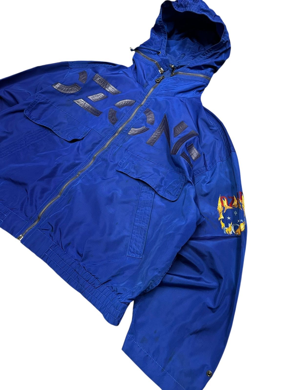 Iceberg Vintage Iceberg Ozone Holes Jacket Spell Out Size US M / EU 48-50 / 2 - 2 Thumbnail