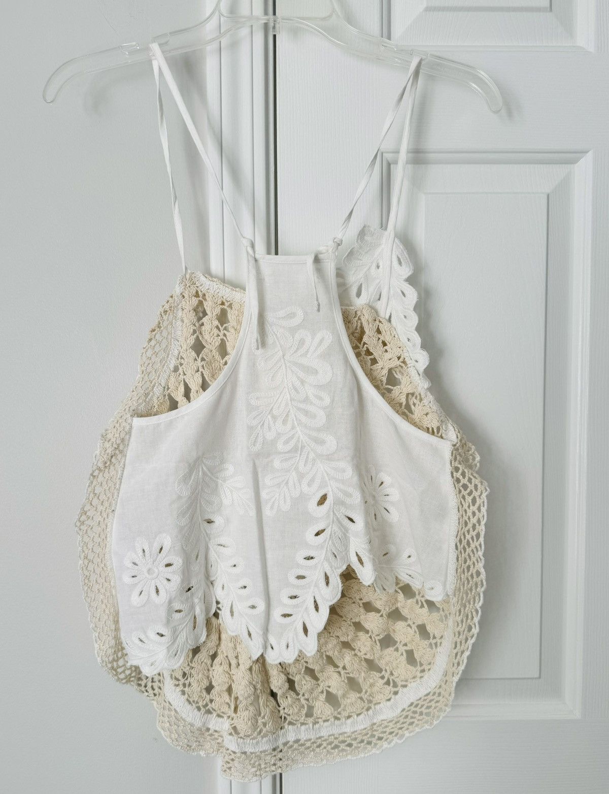 Anthropologie Anthropologie Crochet Embroidered Sweater Tank Top, Size XS Size XS / US 0-2 / IT 36-38 - 8 Thumbnail