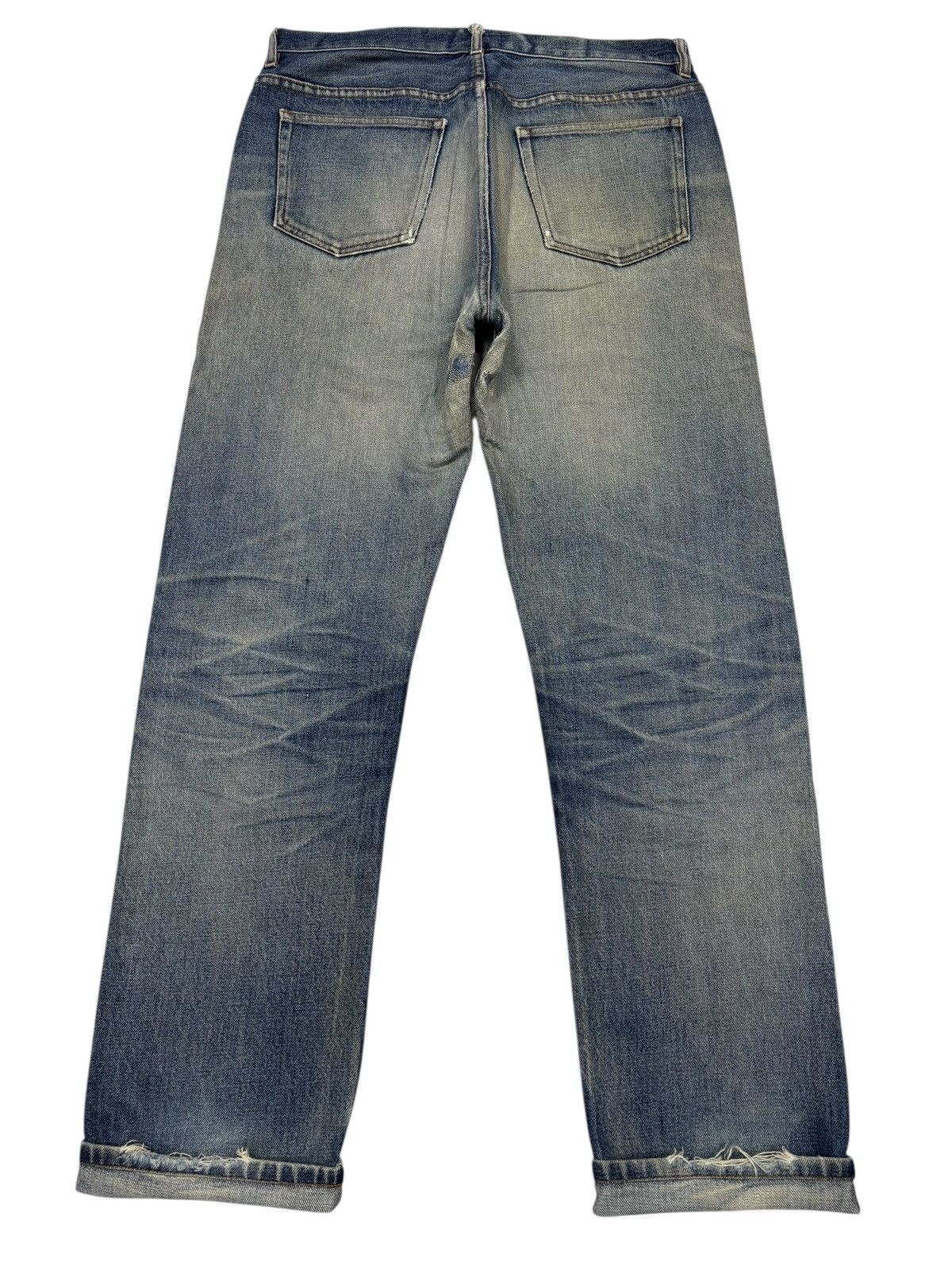A.P.C. A.P.C Selvedge Distressed Repair Jeans Size US 32 / EU 48 - 2 Thumbnail