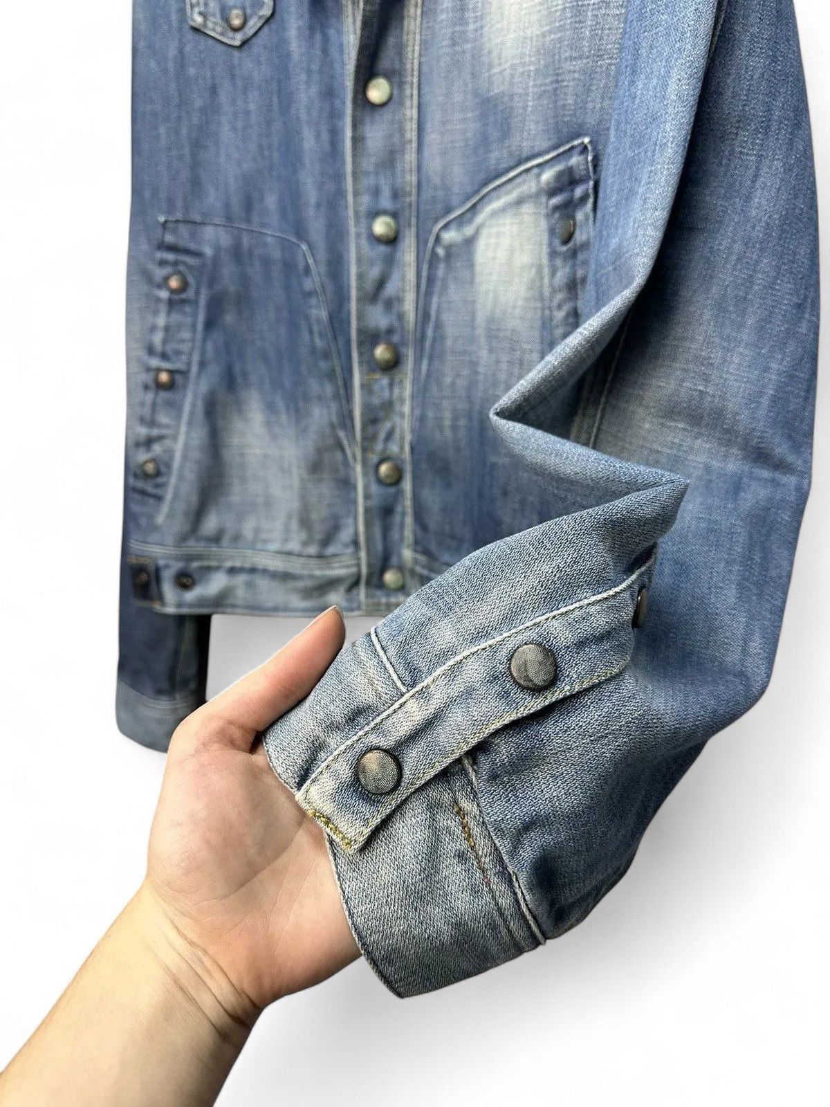 14th Addiction Diesel Denim Oversized Jacket Vintage Y2K Streetwear Style Size US M / EU 48-50 / 2 - 5 Thumbnail