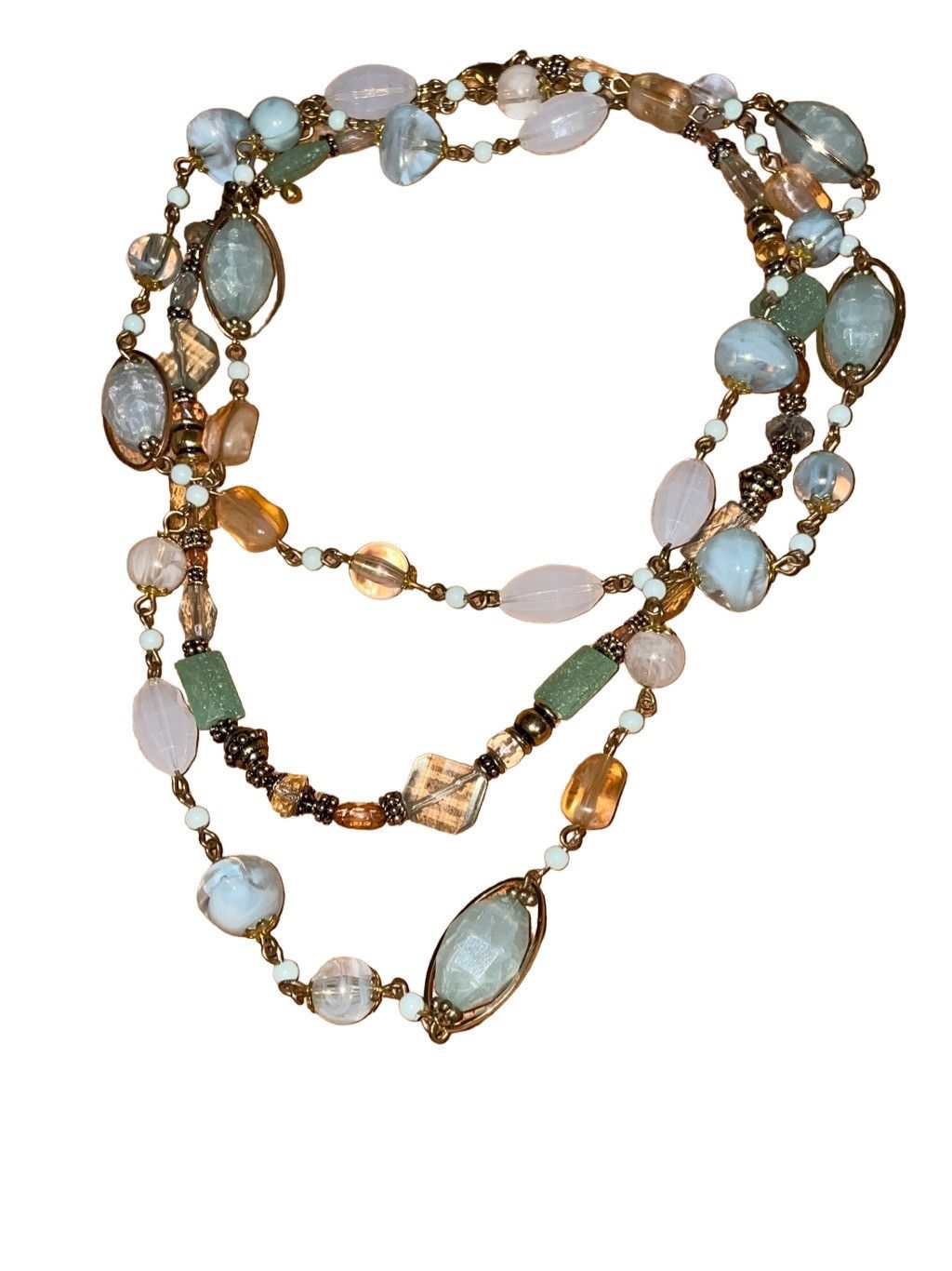 Free People Free People “Beach Glass” Vintage Necklace Set! Size ONE SIZE - 14 Thumbnail