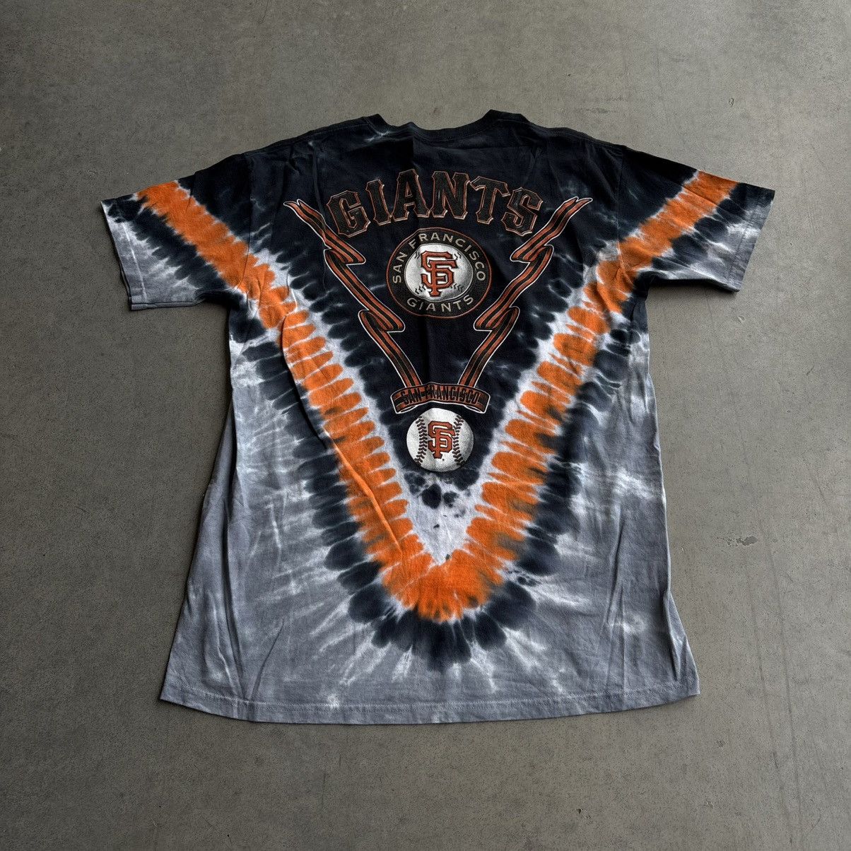 Liquid Blue × MLB × Vintage Vintage San Francisco Giants Large Orange Tie Dye MLB RARE Size US L / EU 52-54 / 3 - 9 Thumbnail