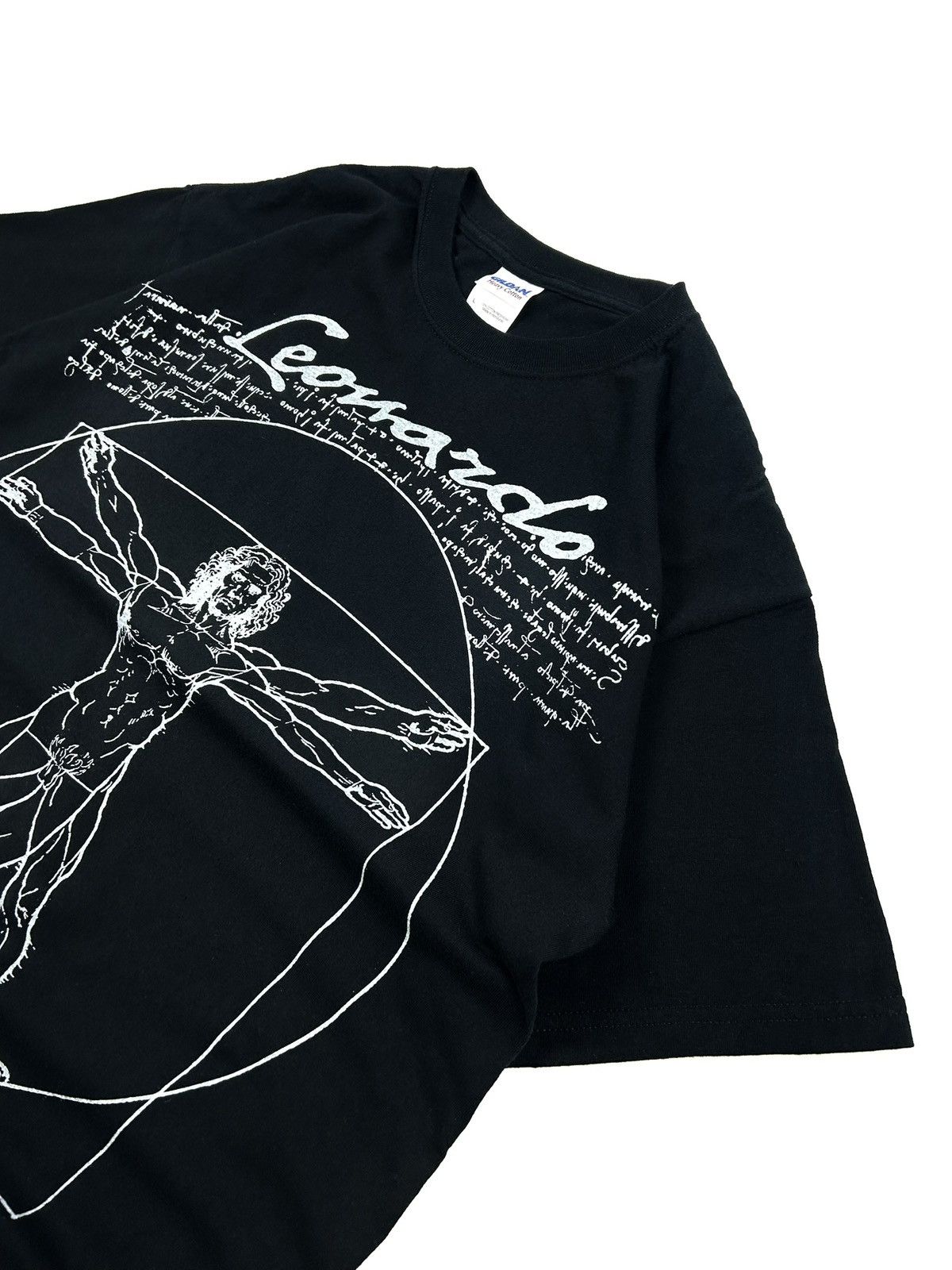 Gildan Vintage The Vitruvian Man Leonardo Da Vinci Tee Graphic aAt Size US L / EU 52-54 / 3 - 6 Thumbnail