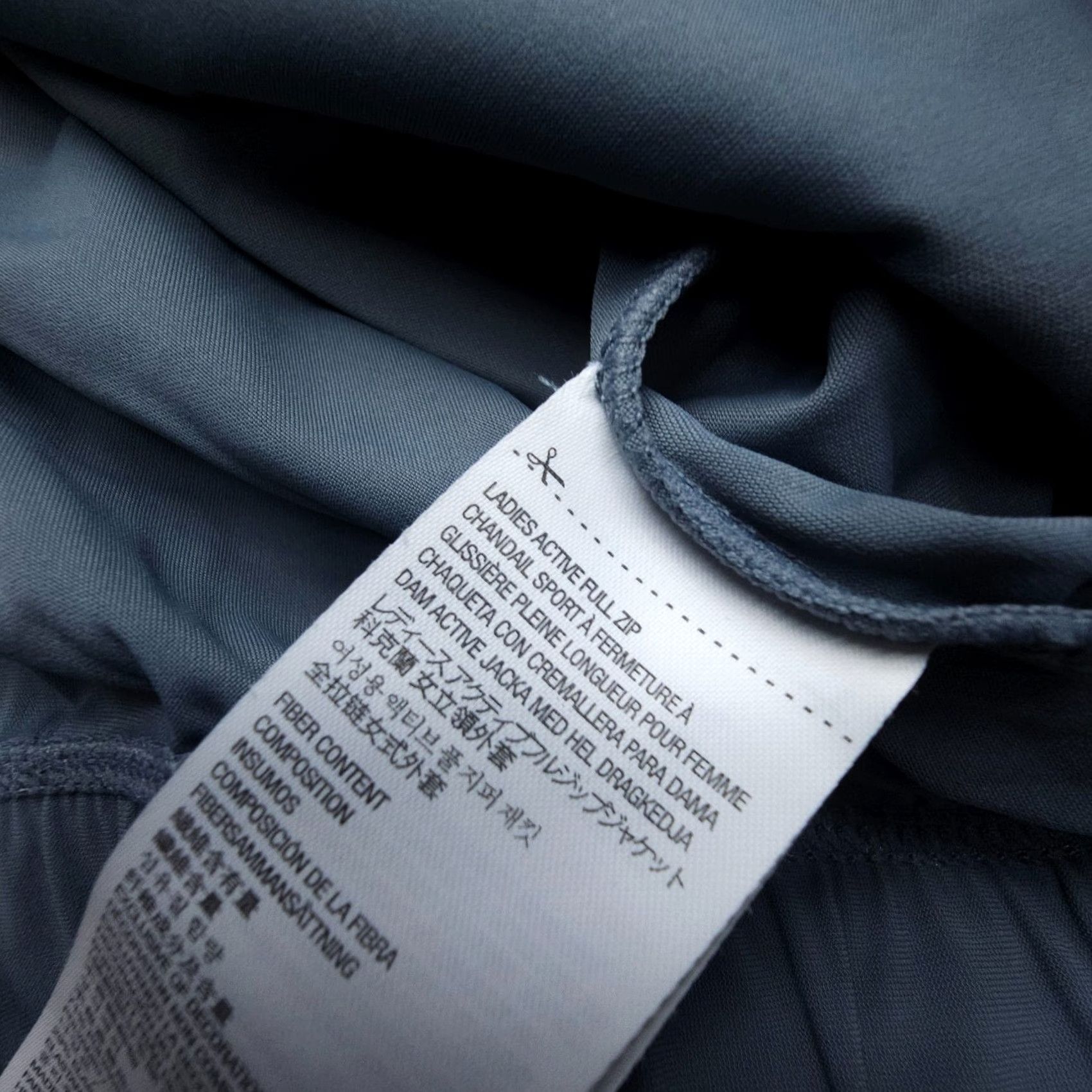 Vintage Kirkland Signature Jacket Blue Full Zip City Casual Travel Womens Large Active Outdoor Lightweight Pockets Stretch Full Zip Size L / US 10 / IT 46 - 6 Thumbnail