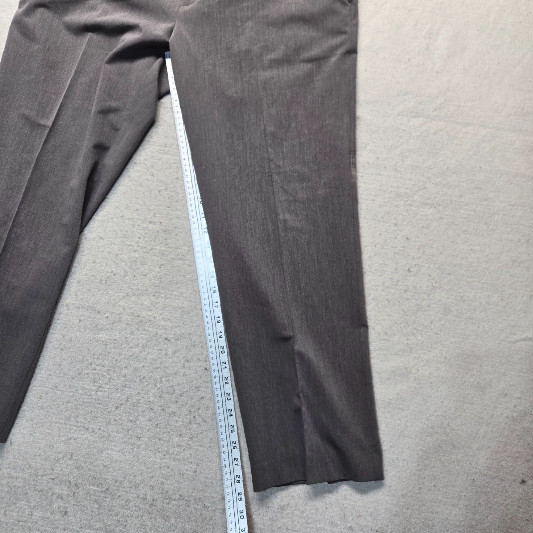 Savane Savane Dress Pants Solid Gray Flat Front Straight Fit Adult Men 38 x 30 Pants Dress Pants Gray 90s, Business Mens 38x30 Size US 38 / EU 54 - 7 Thumbnail